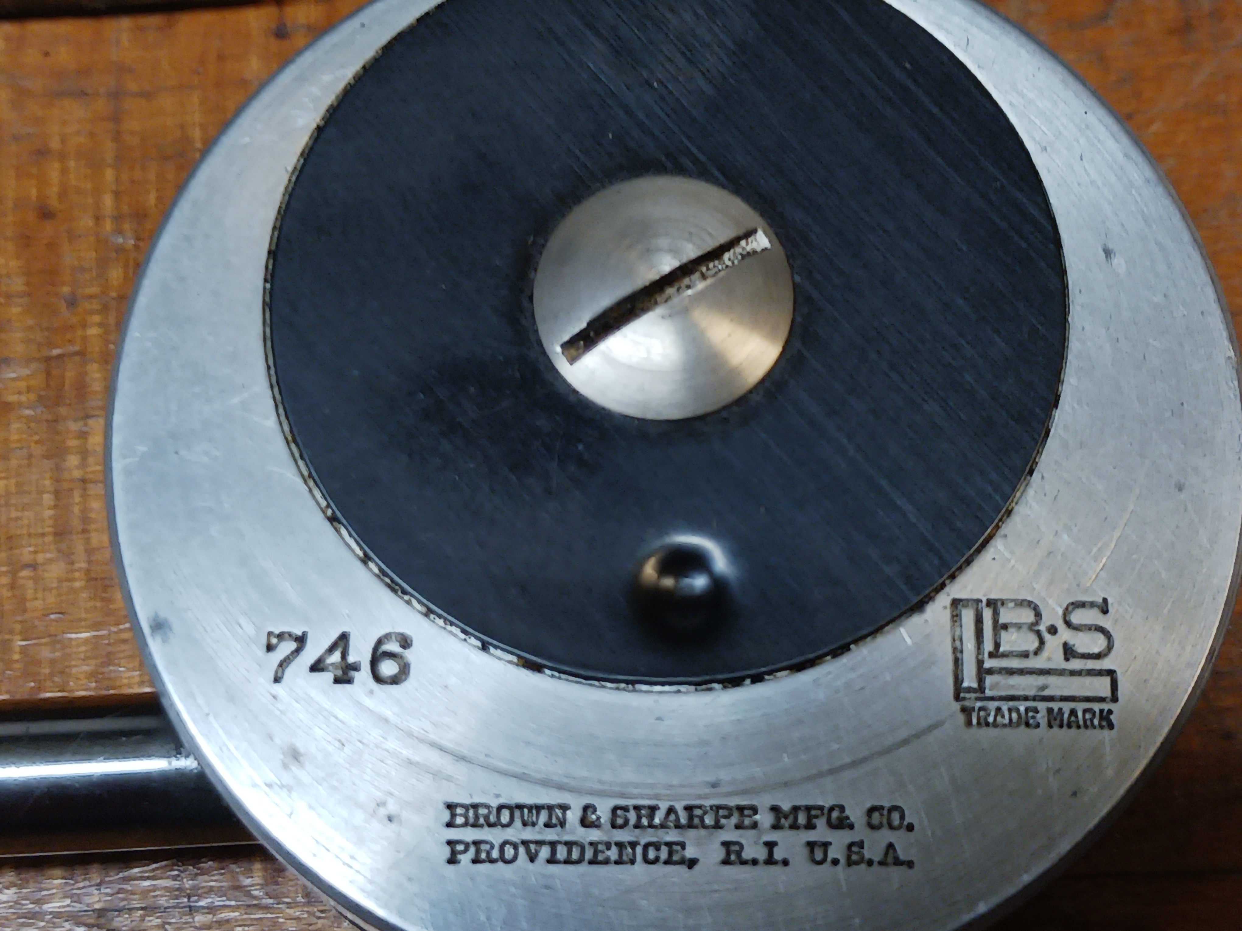 Brown & Sharpe No. 746 Vest Pocket Speed Indicator