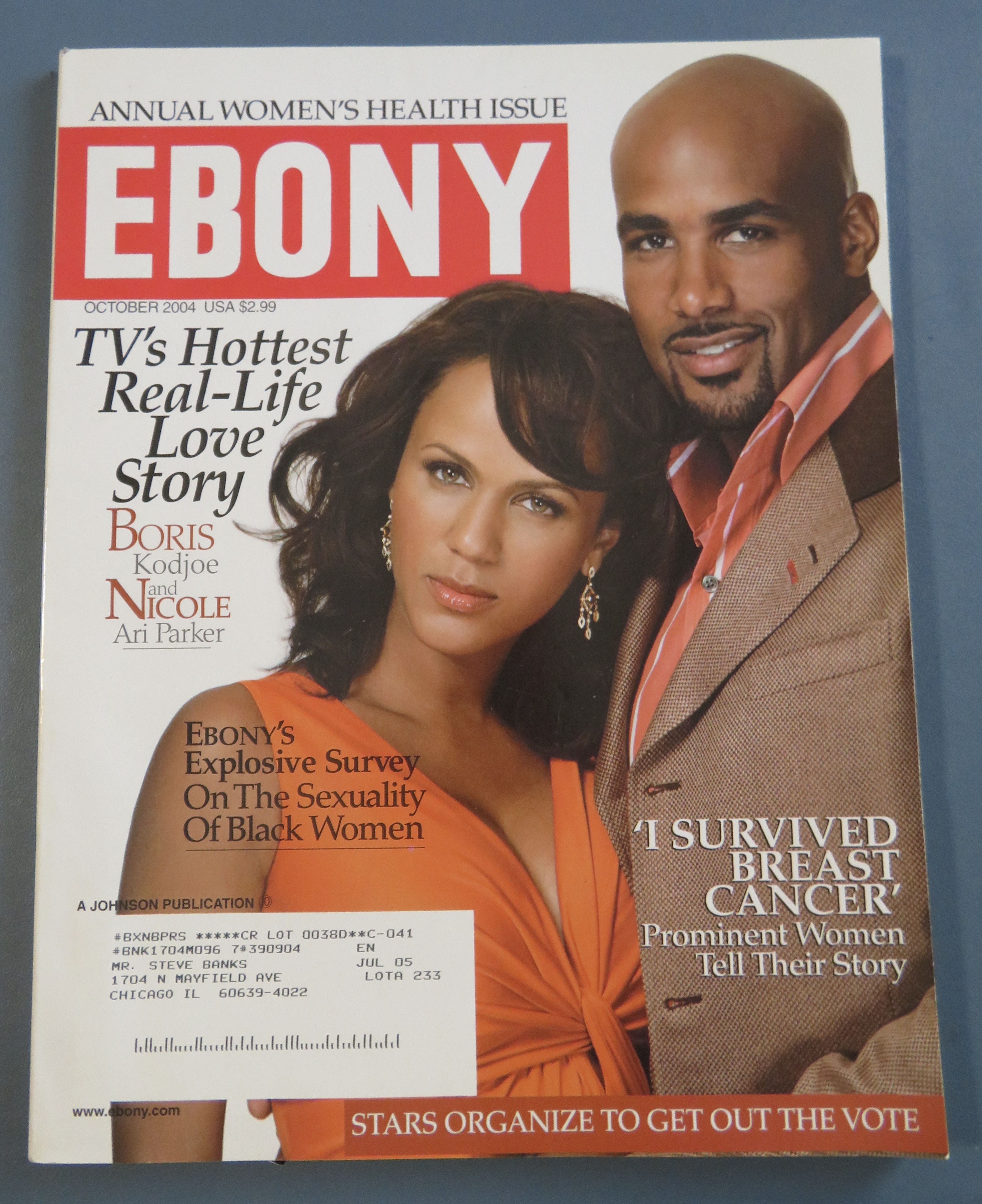 Ebony Magazine October 2004 Boris & Nicole