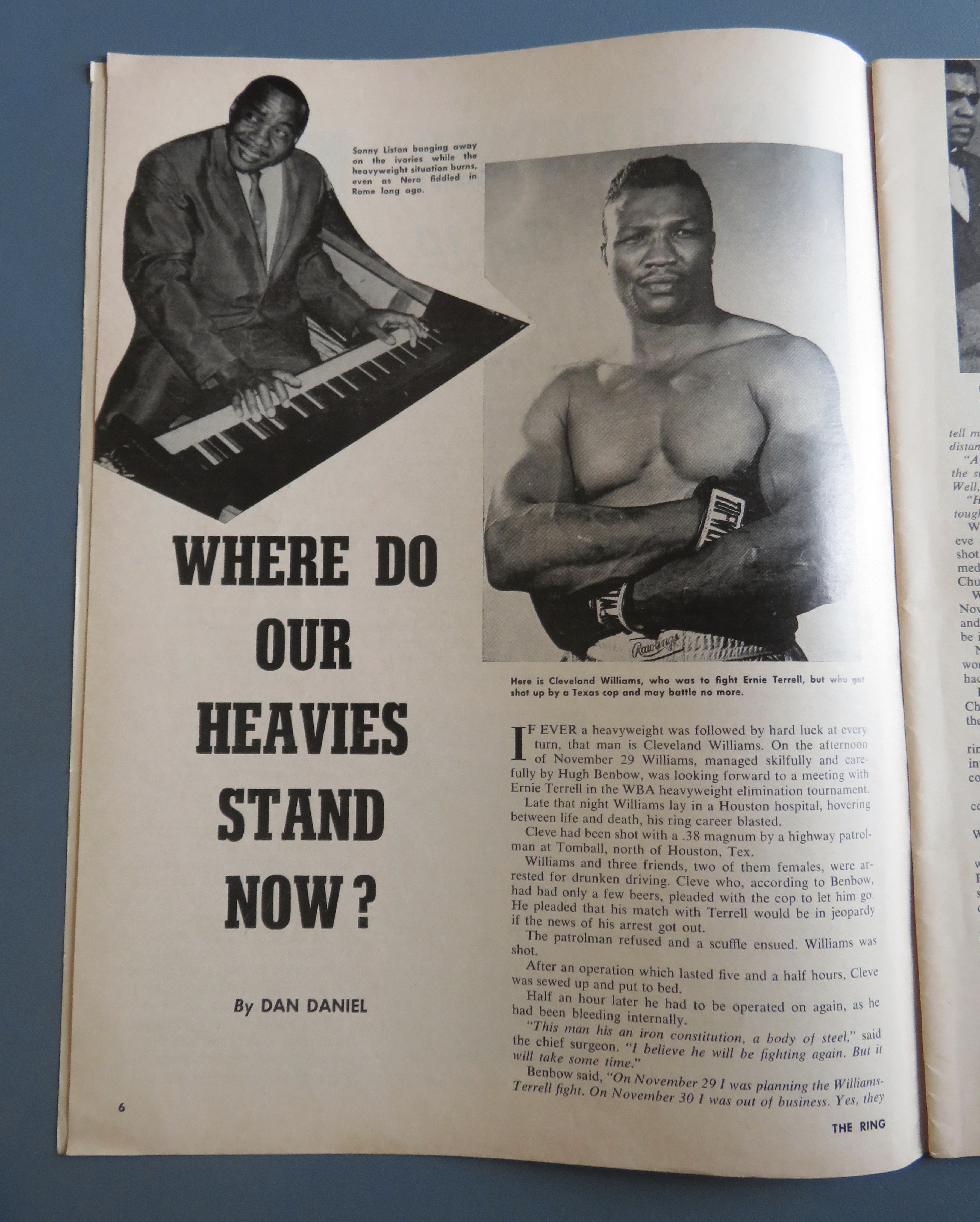 The Ring Magazine February 1965 Braddock Upsetting Baer