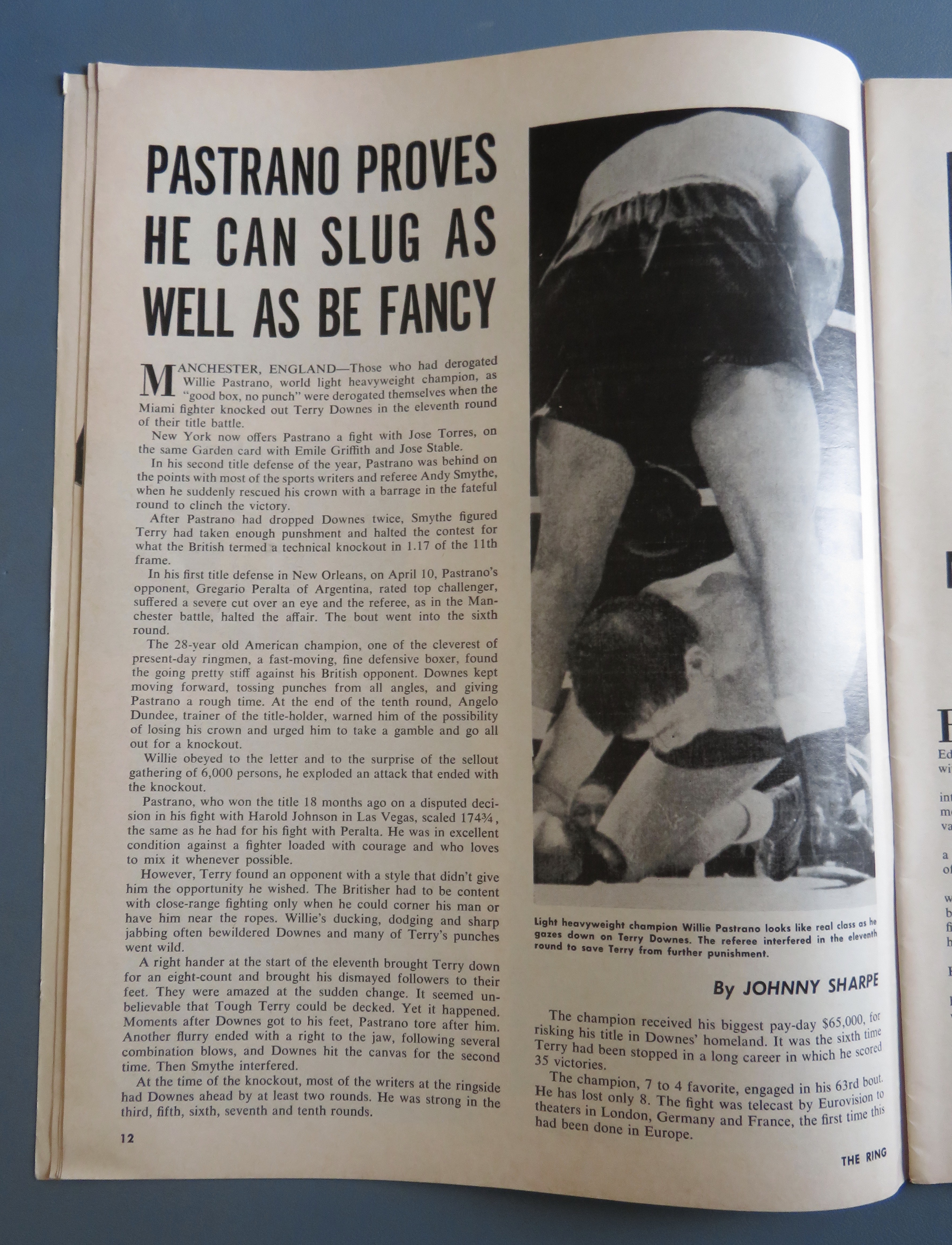 The Ring Magazine February 1965 Braddock Upsetting Baer