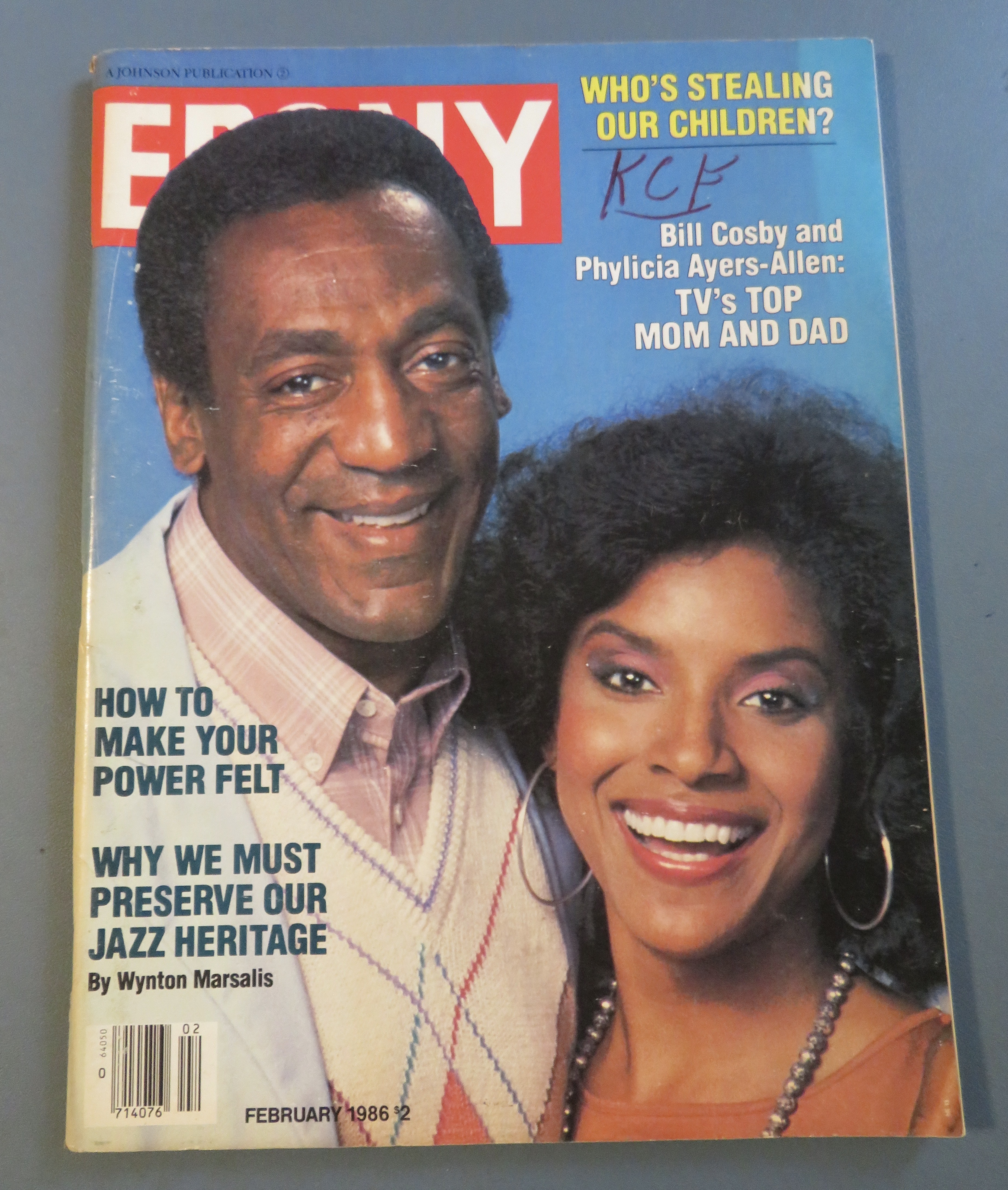 Ebony Magazine February 1986 B Cosby/P Ayers Allen