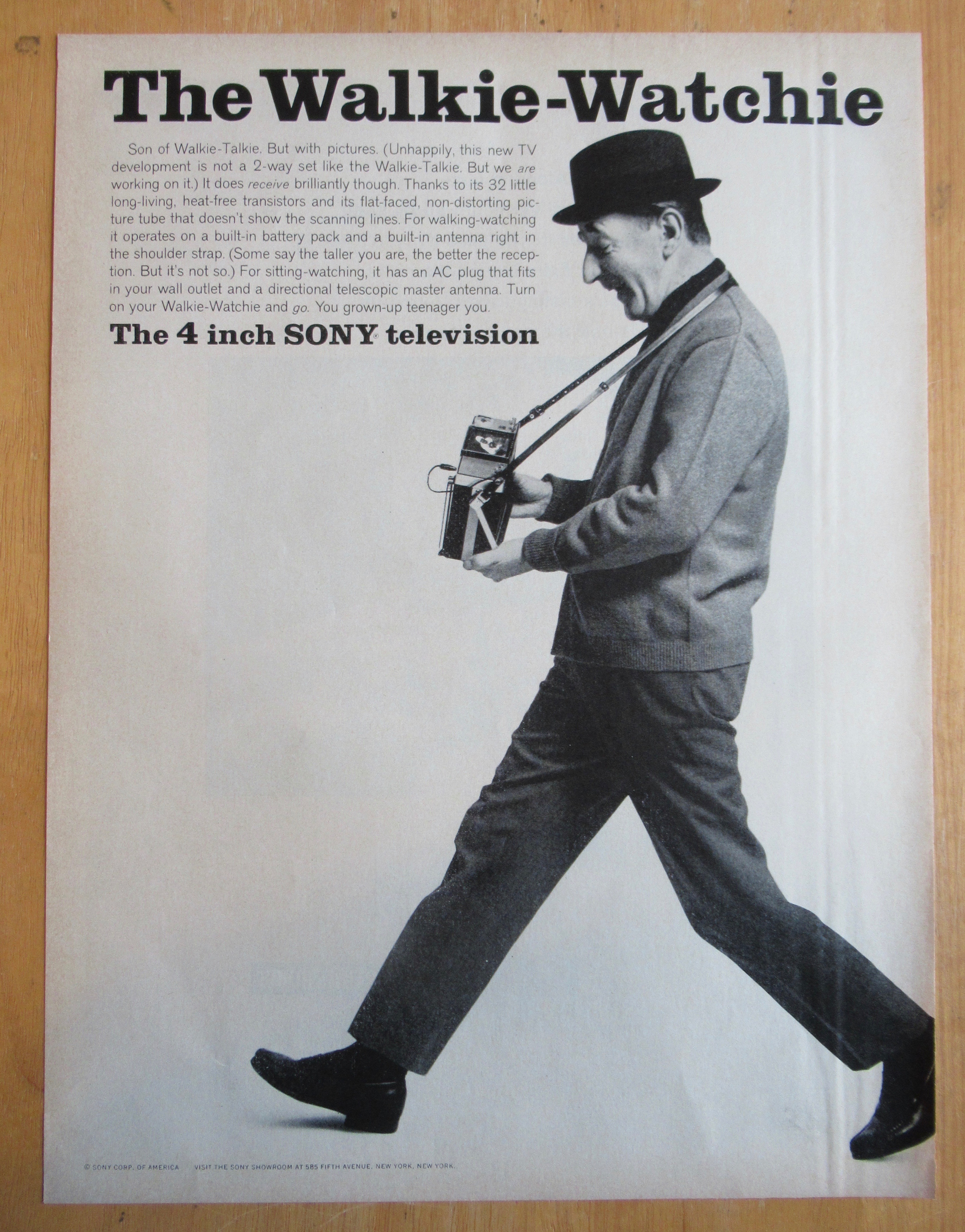 1964 Sony Television with the Walkie Watchie