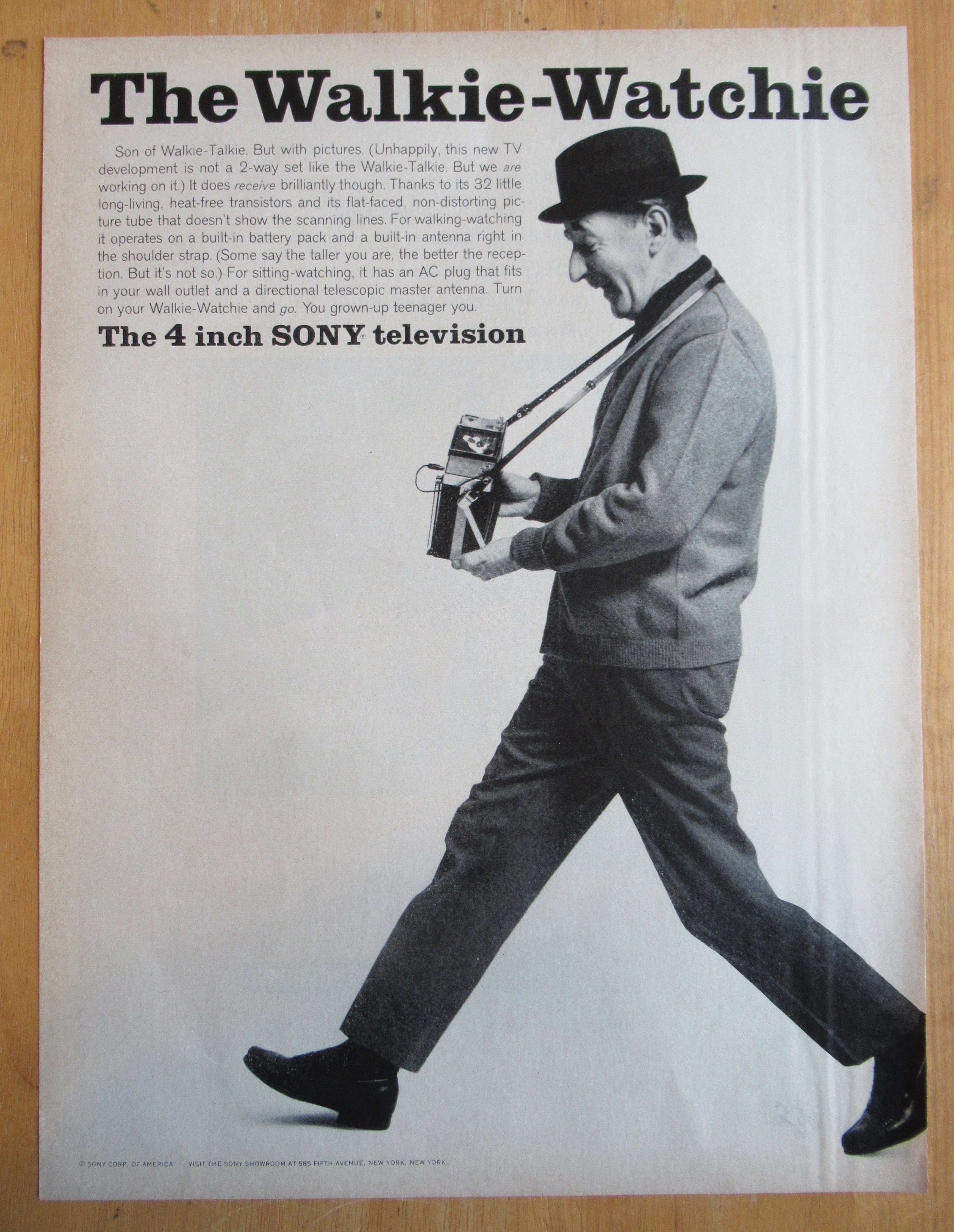1964 Sony Television with the Walkie Watchie