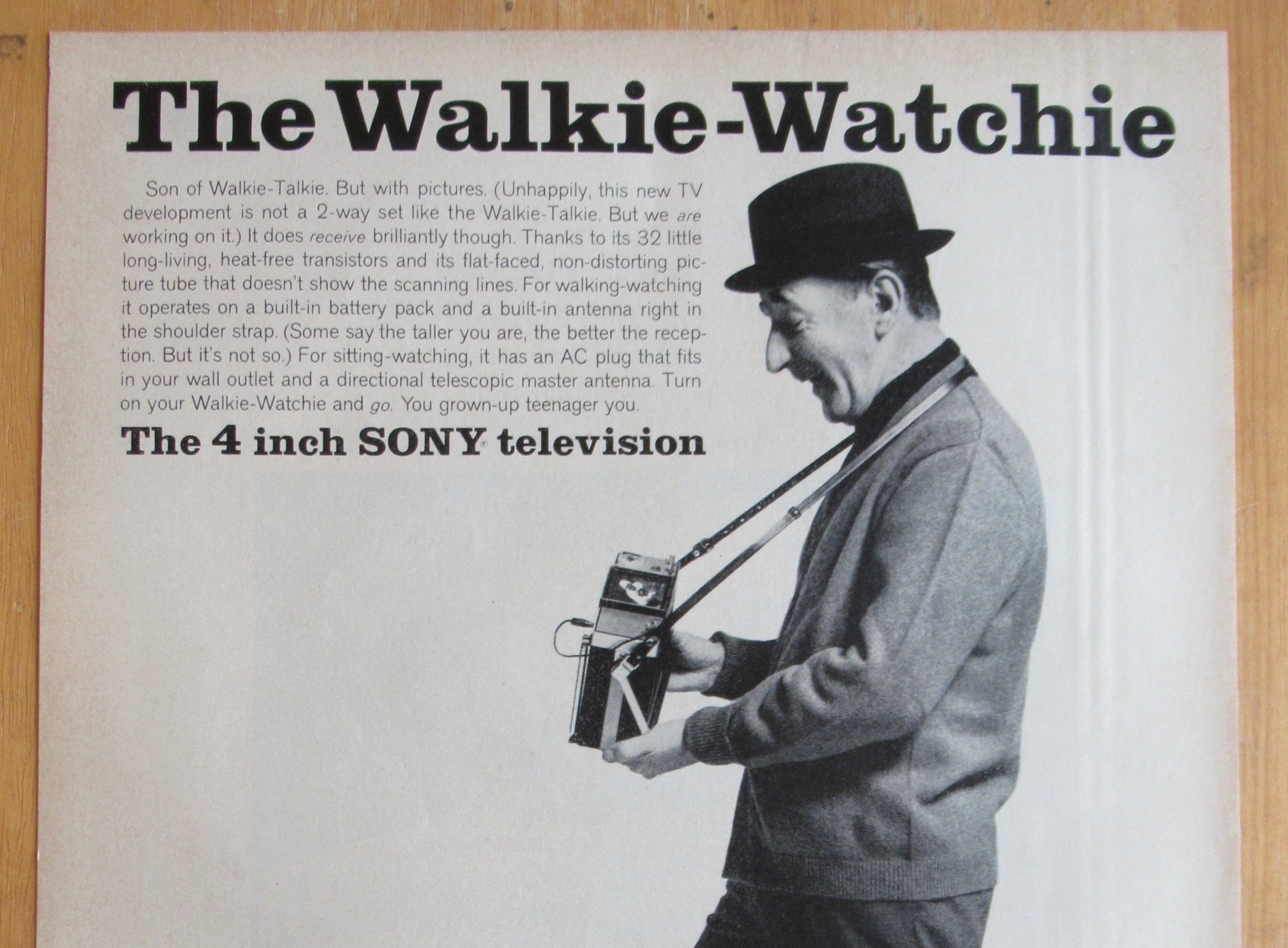 1964 Sony Television with the Walkie Watchie