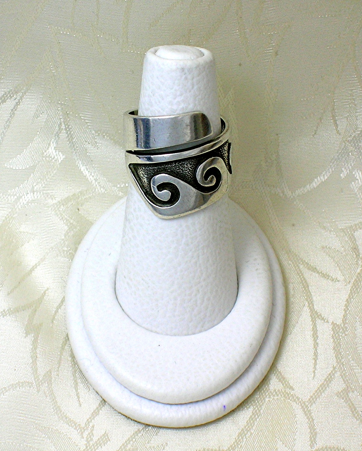 American Indian Sterling Silver Adjustable Ring