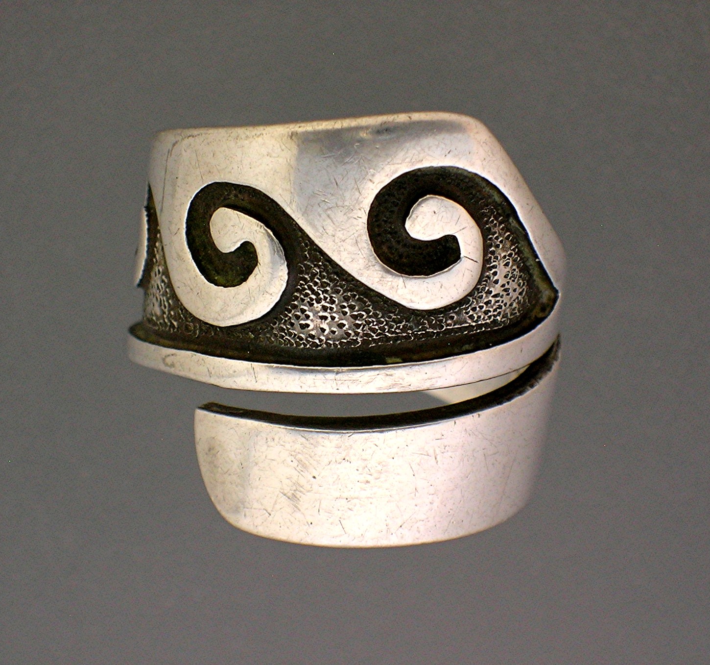 American Indian Sterling Silver Adjustable Ring