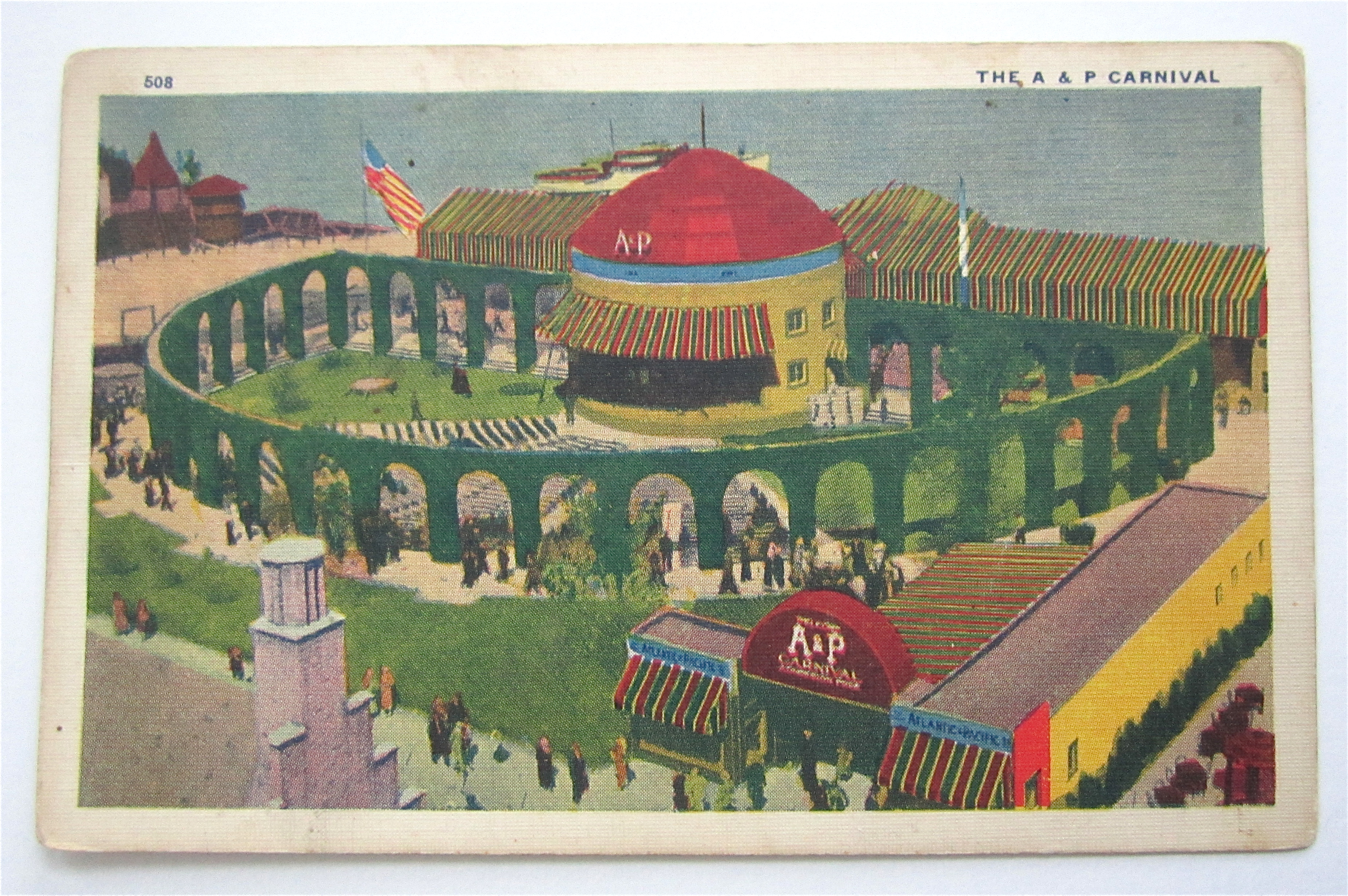 1933 Century Of Progress, A & P Carnival Postcard