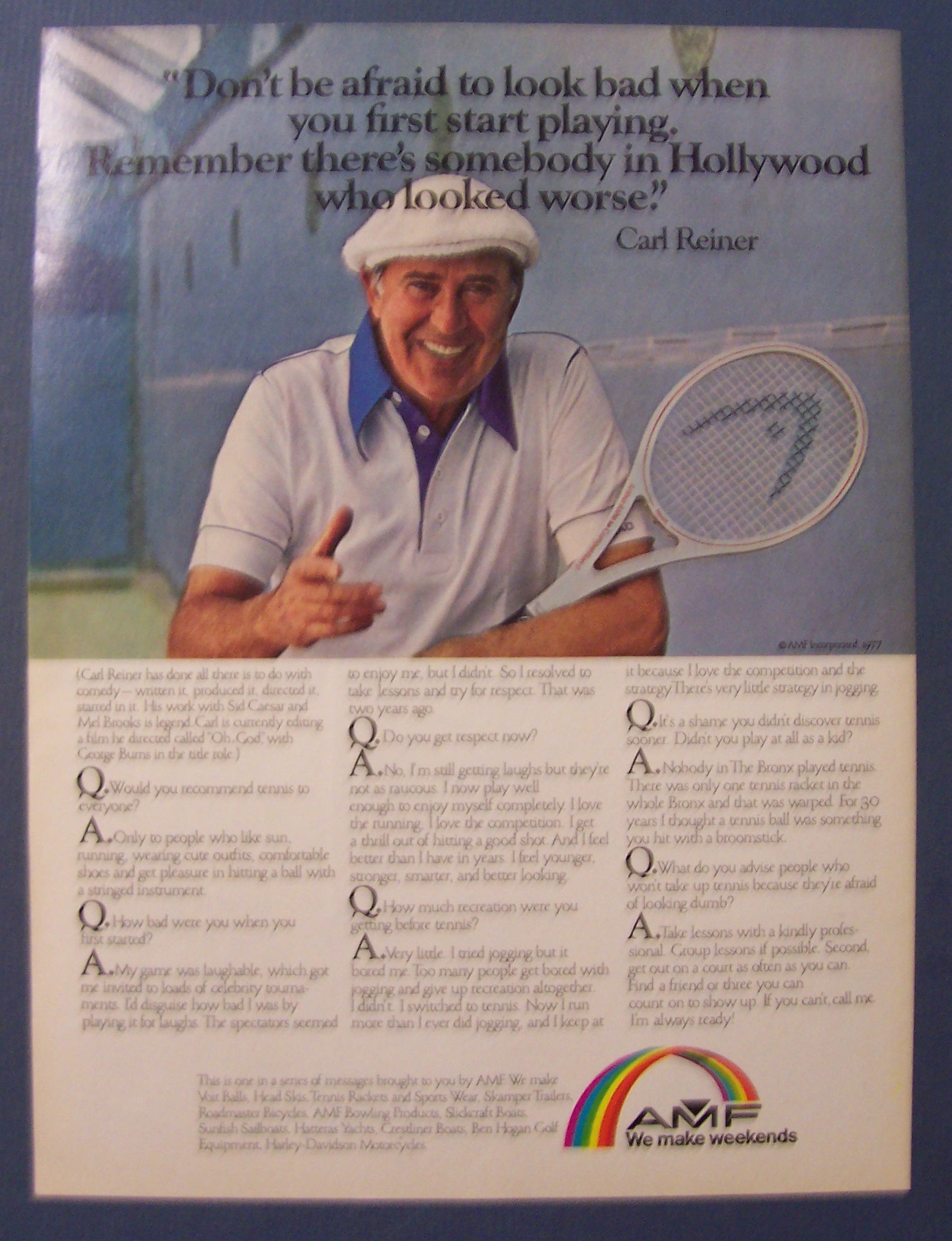 1977  AMF  with  Carl  Reiner