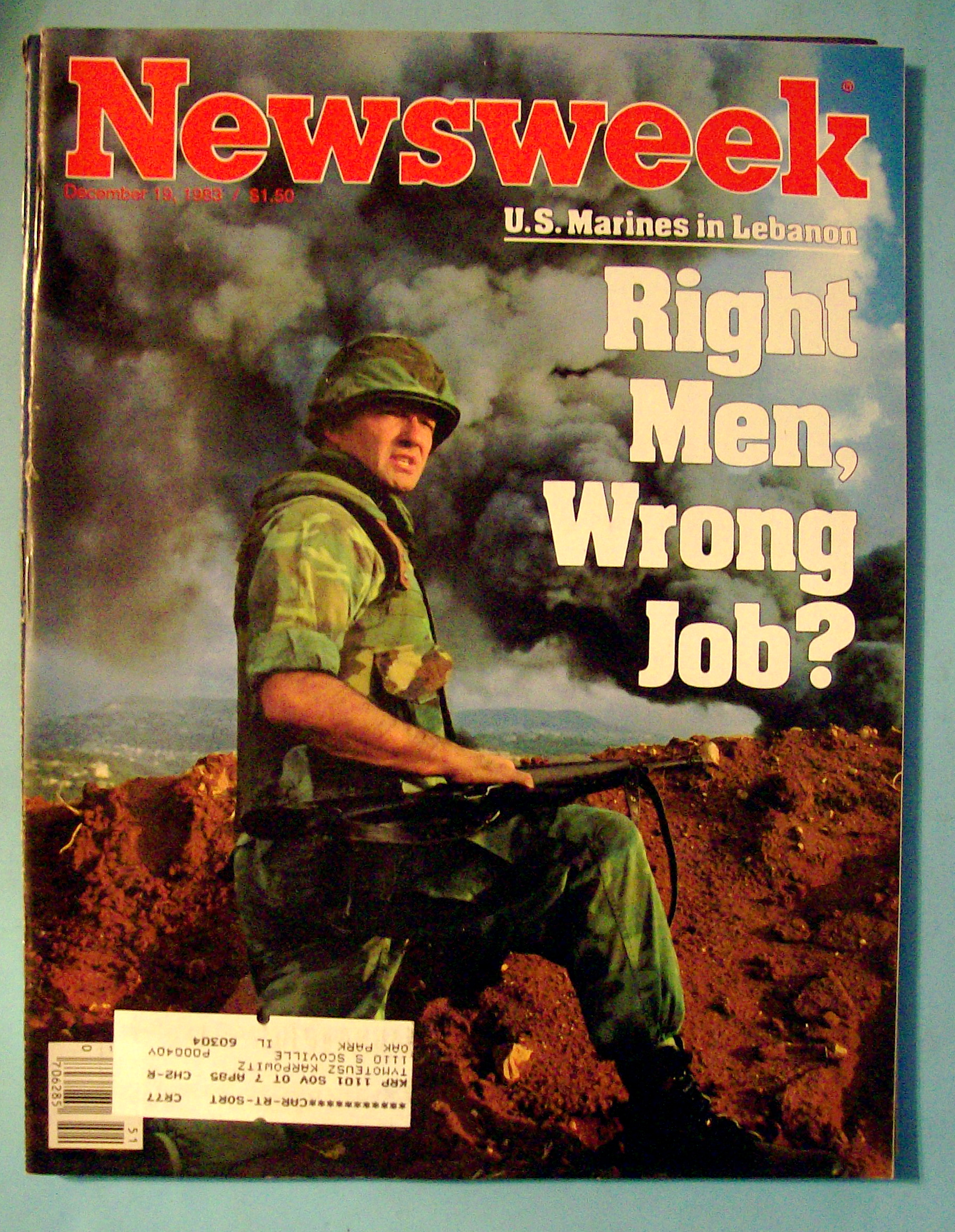 Newsweek Magazine - December 19, 1983 - Marines