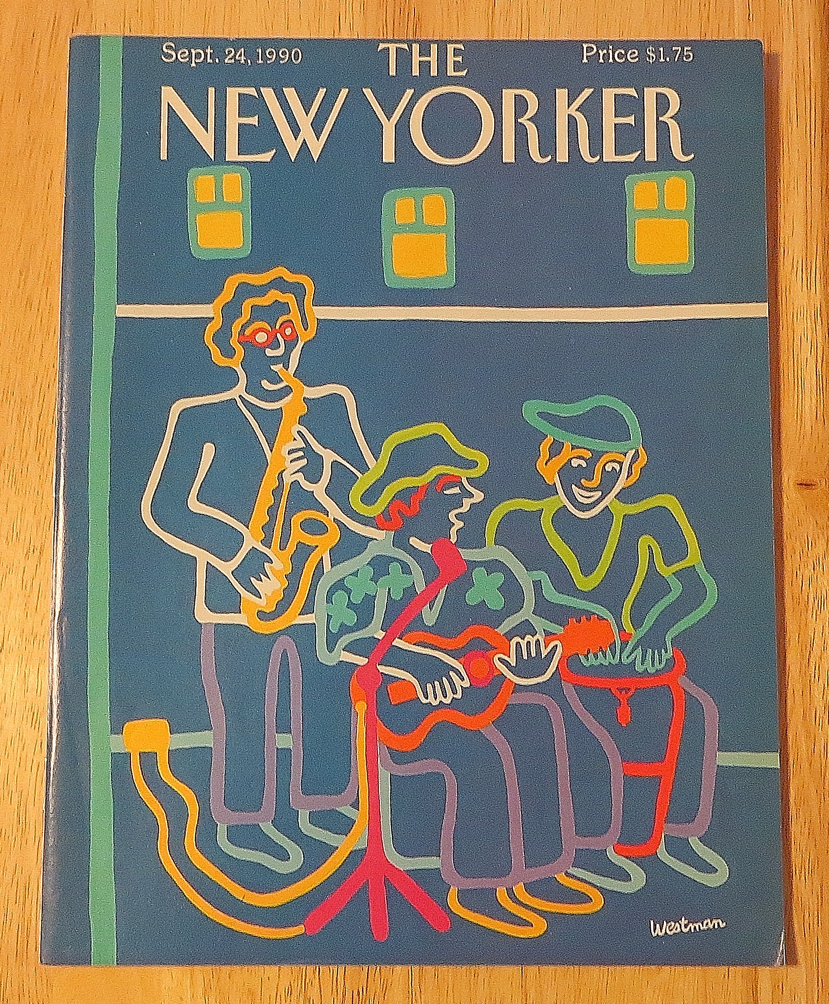 New Yorker Magazine September 24, 1990 Band Playing