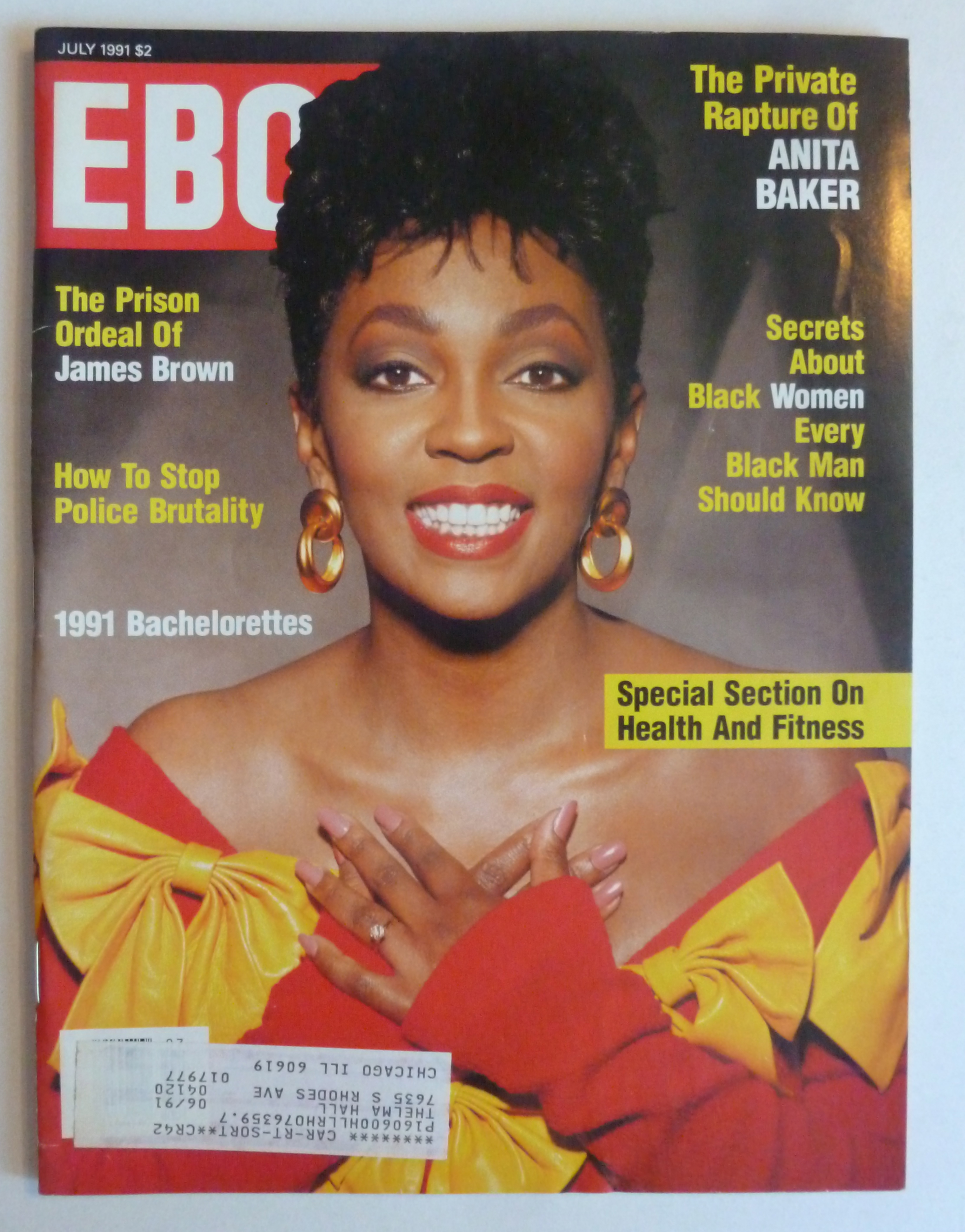Ebony Magazine July 1991 Anita Baker