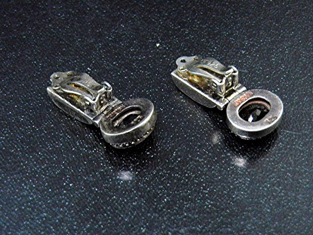 Lori Bonn Sterling Silver Smoky Topaz Clip Earrings