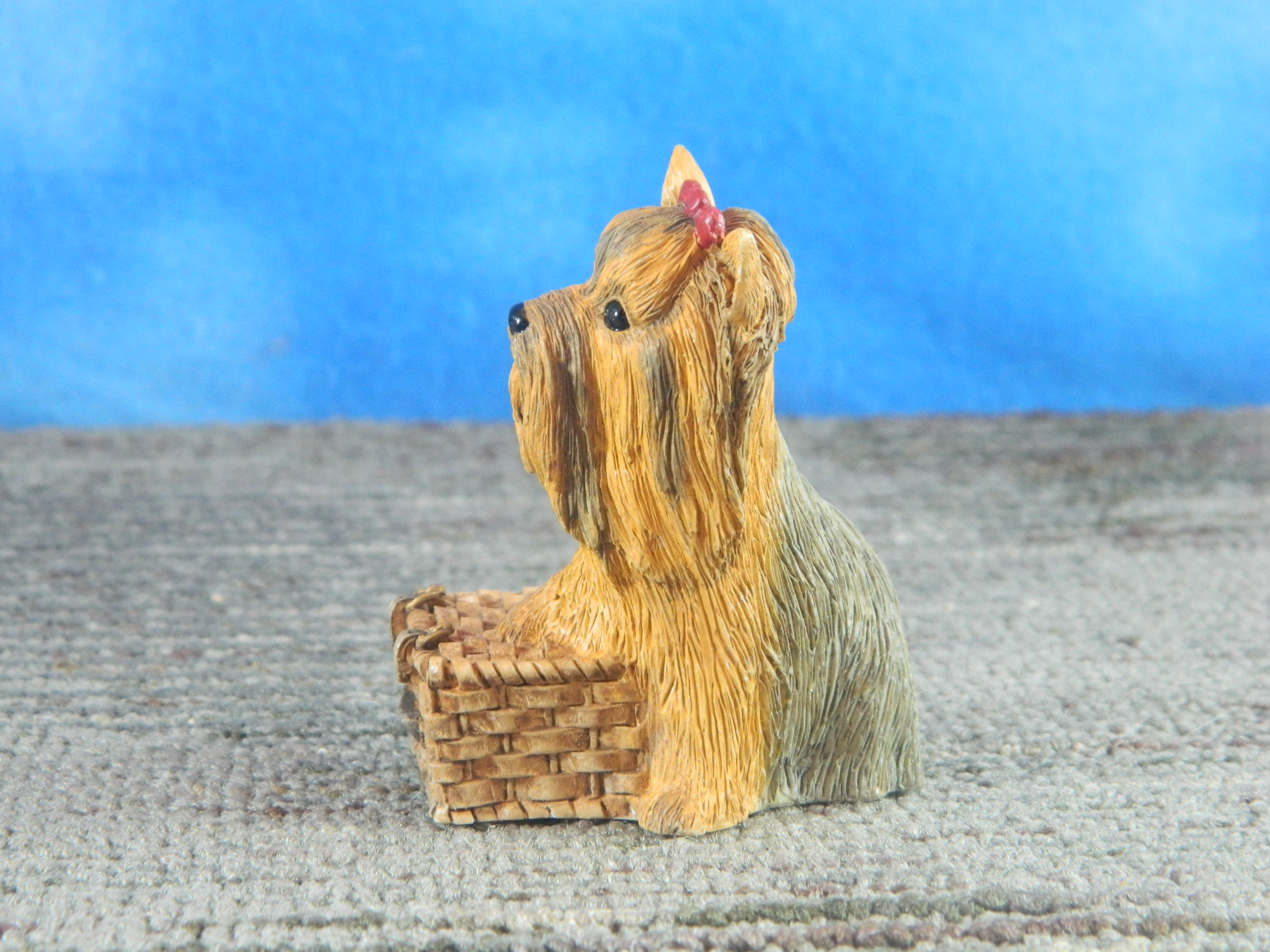 Sheratt & Simpson Yorkie with Basket