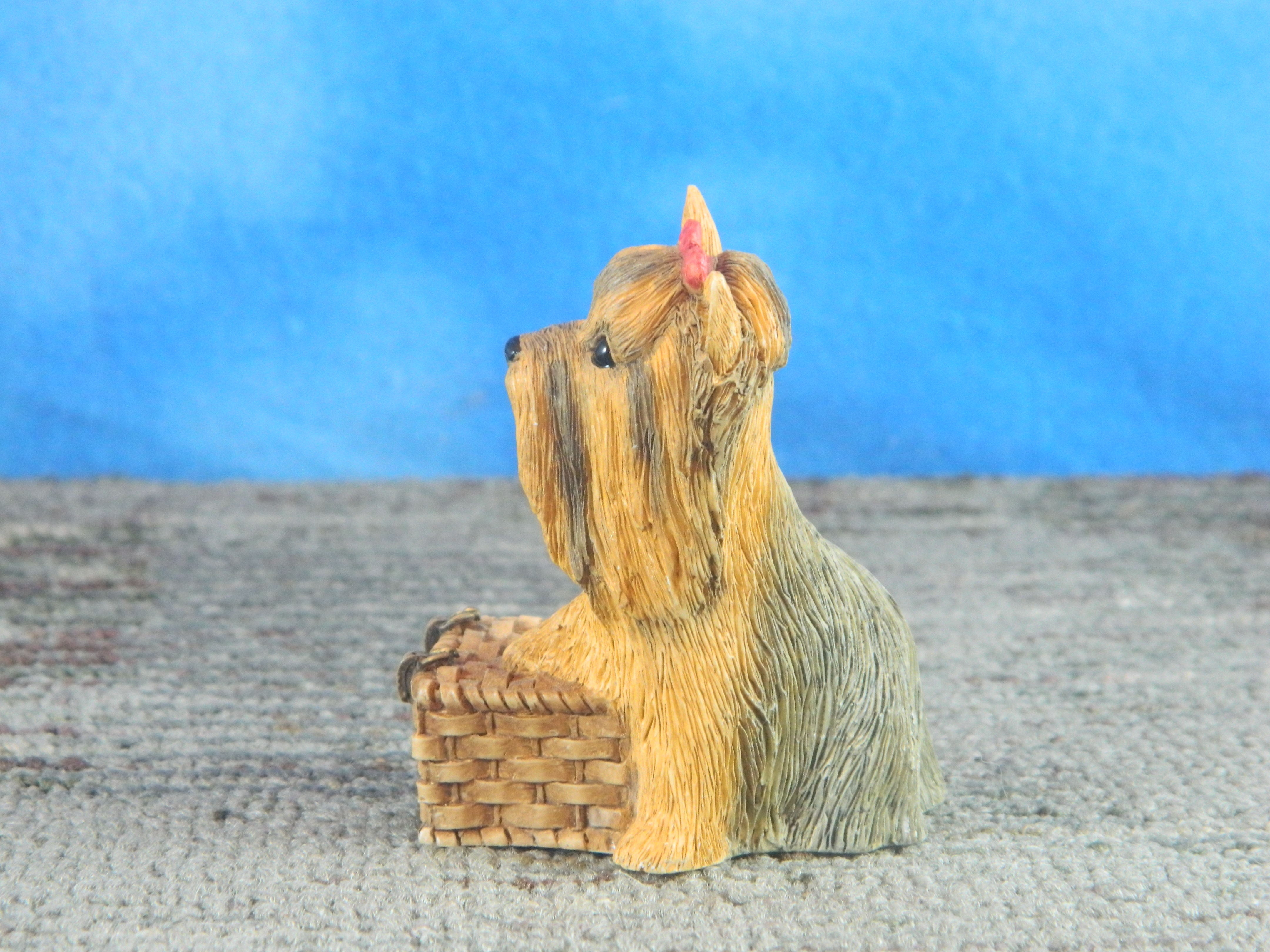 Sheratt & Simpson Yorkie with Basket