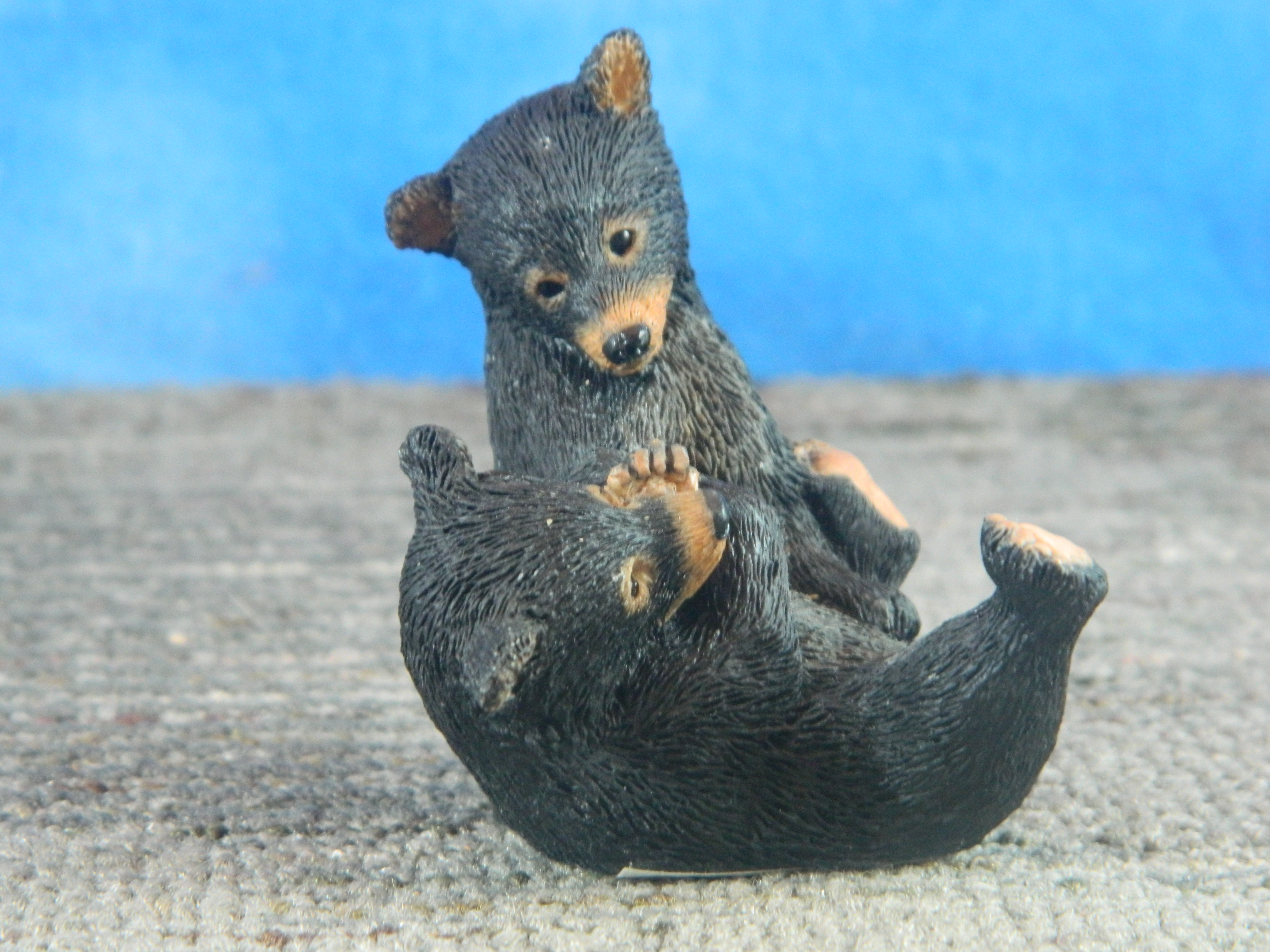 Sherratt & Simpson Resin Black Bear Cubs at Play