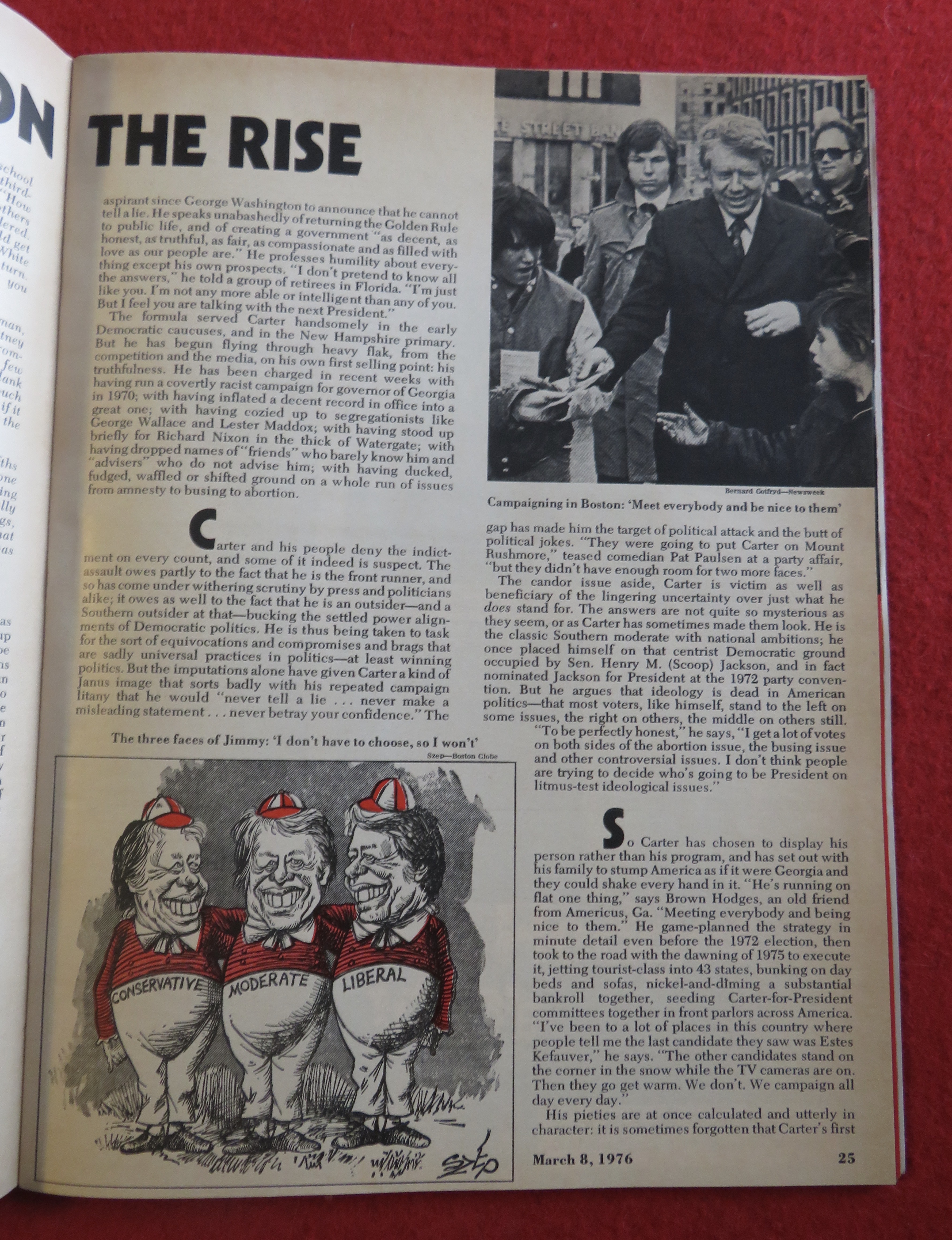 Newsweek Magazine March 8, 1976 All About Carter