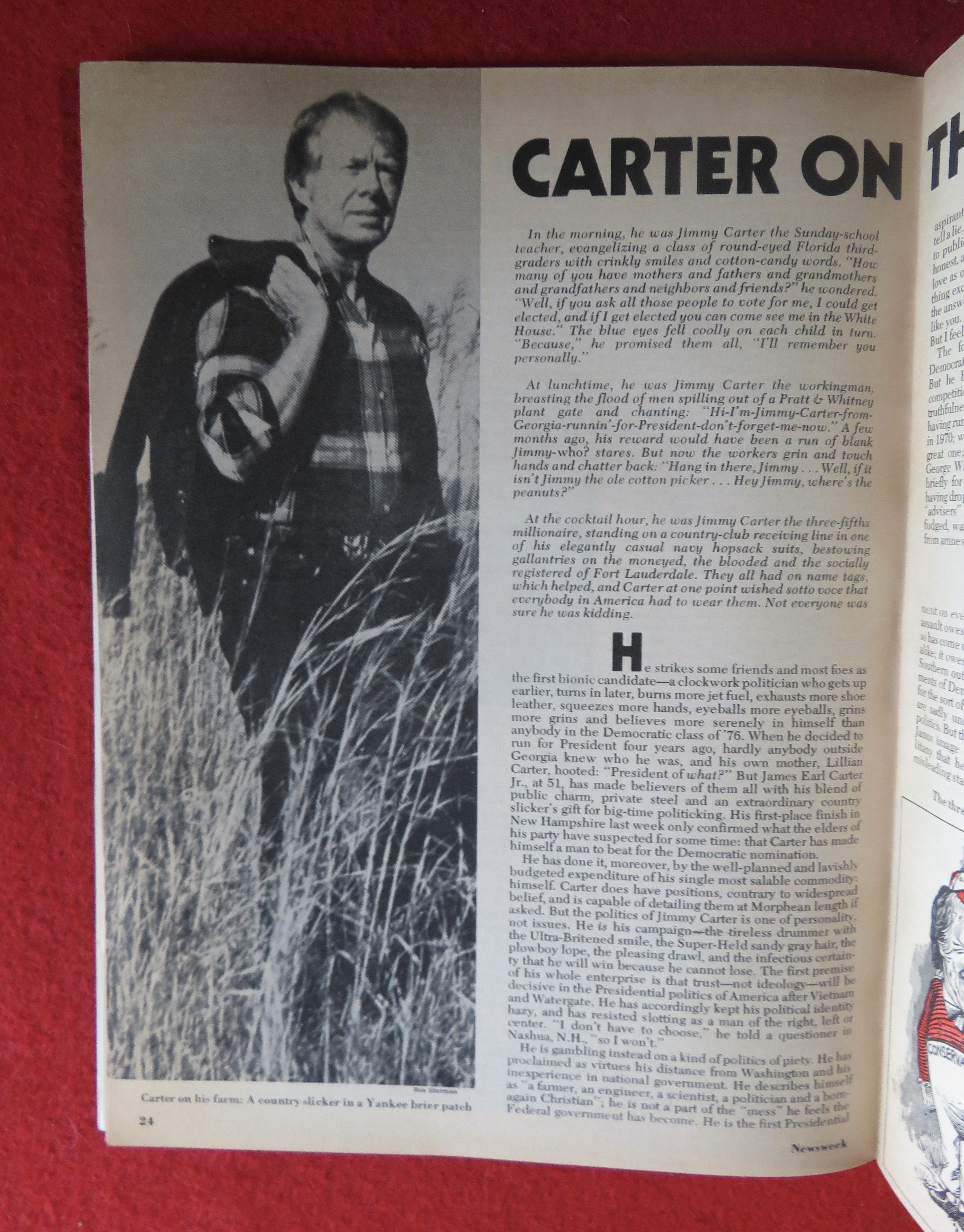 Newsweek Magazine March 8, 1976 All About Carter