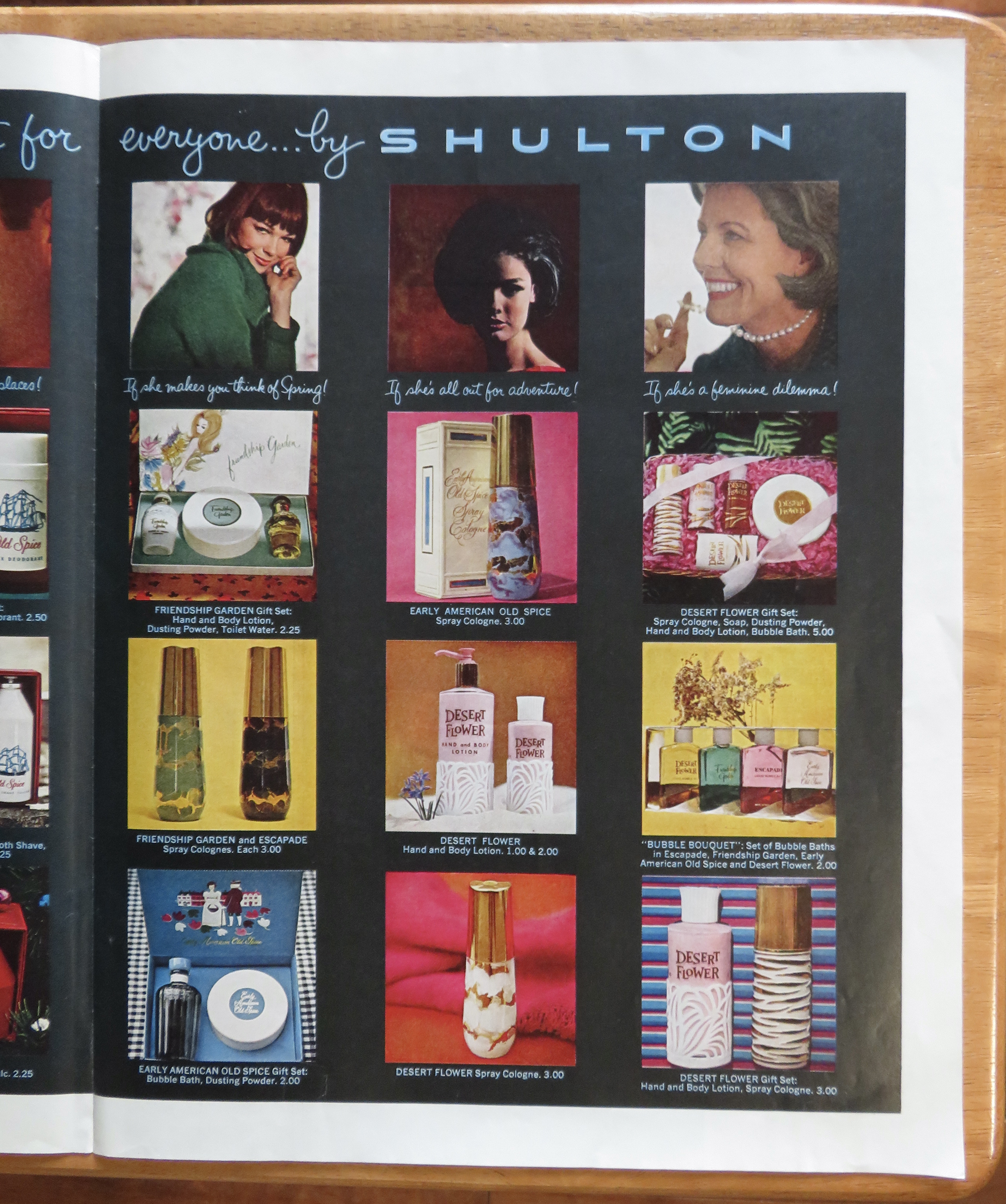 1963 Shulton with Old Spice, Desert Flower & More