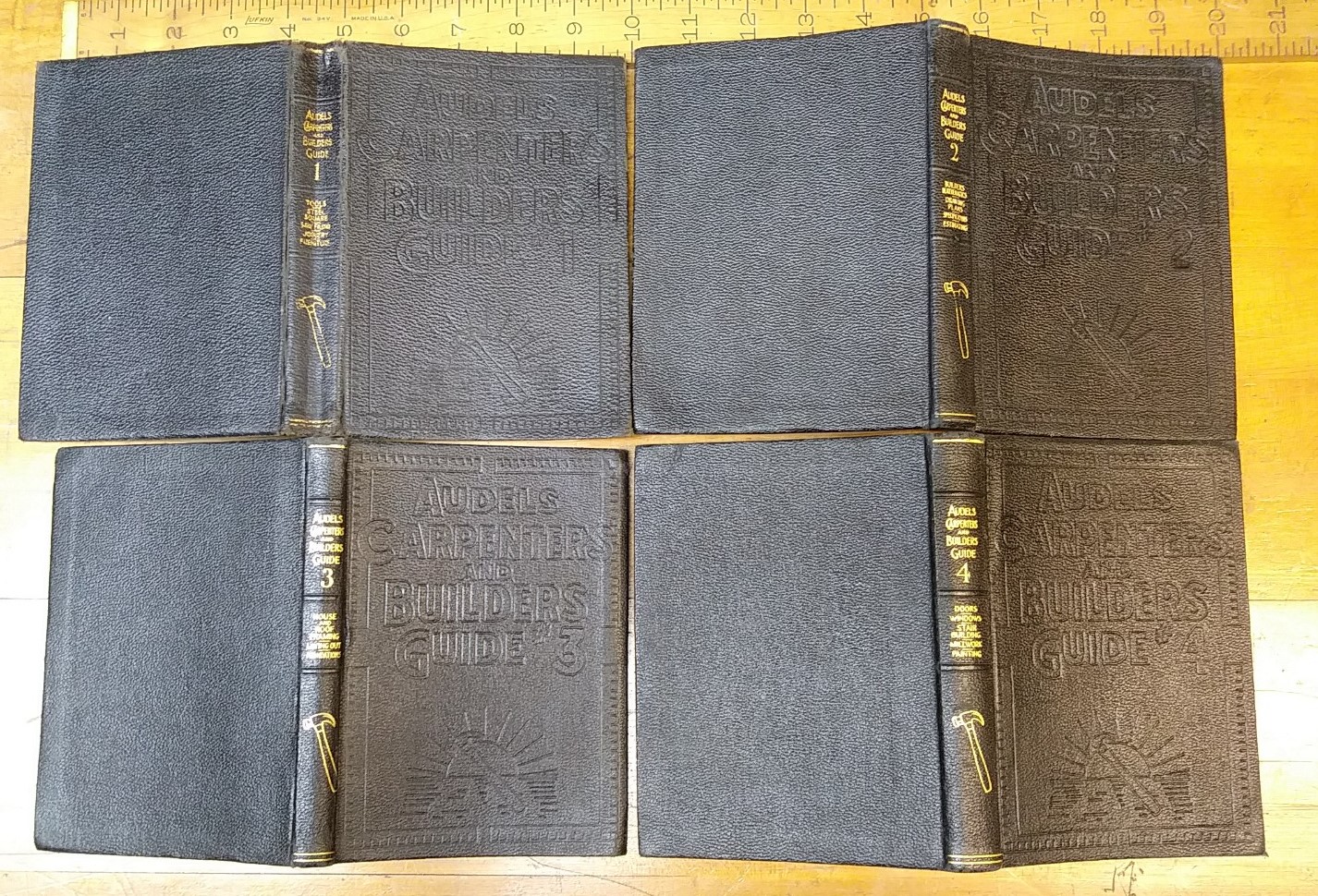 Audels Carpenters & Builders Guide Set 1936