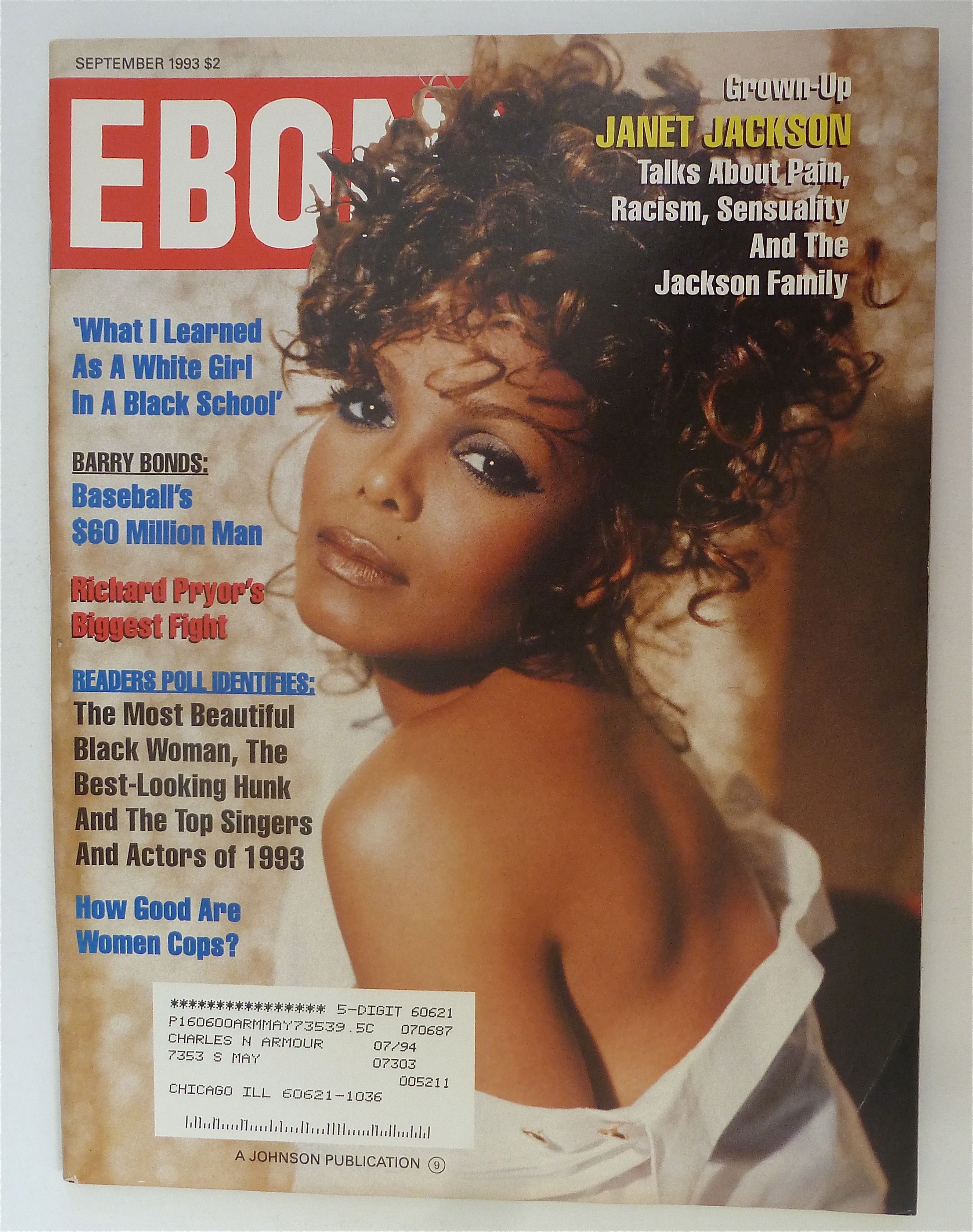 Ebony Magazine September 1993 Janet jackson