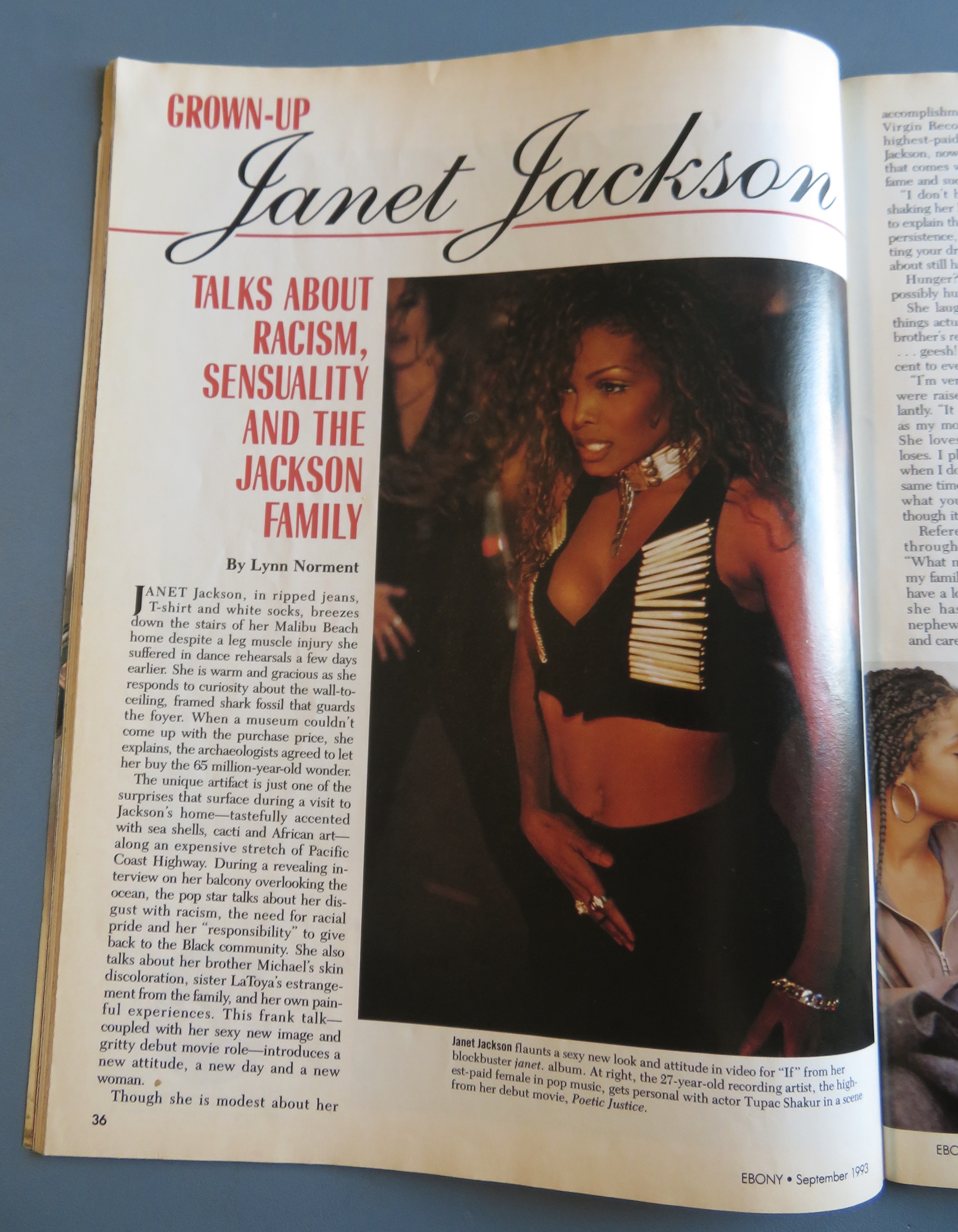 Ebony Magazine September 1993 Janet jackson