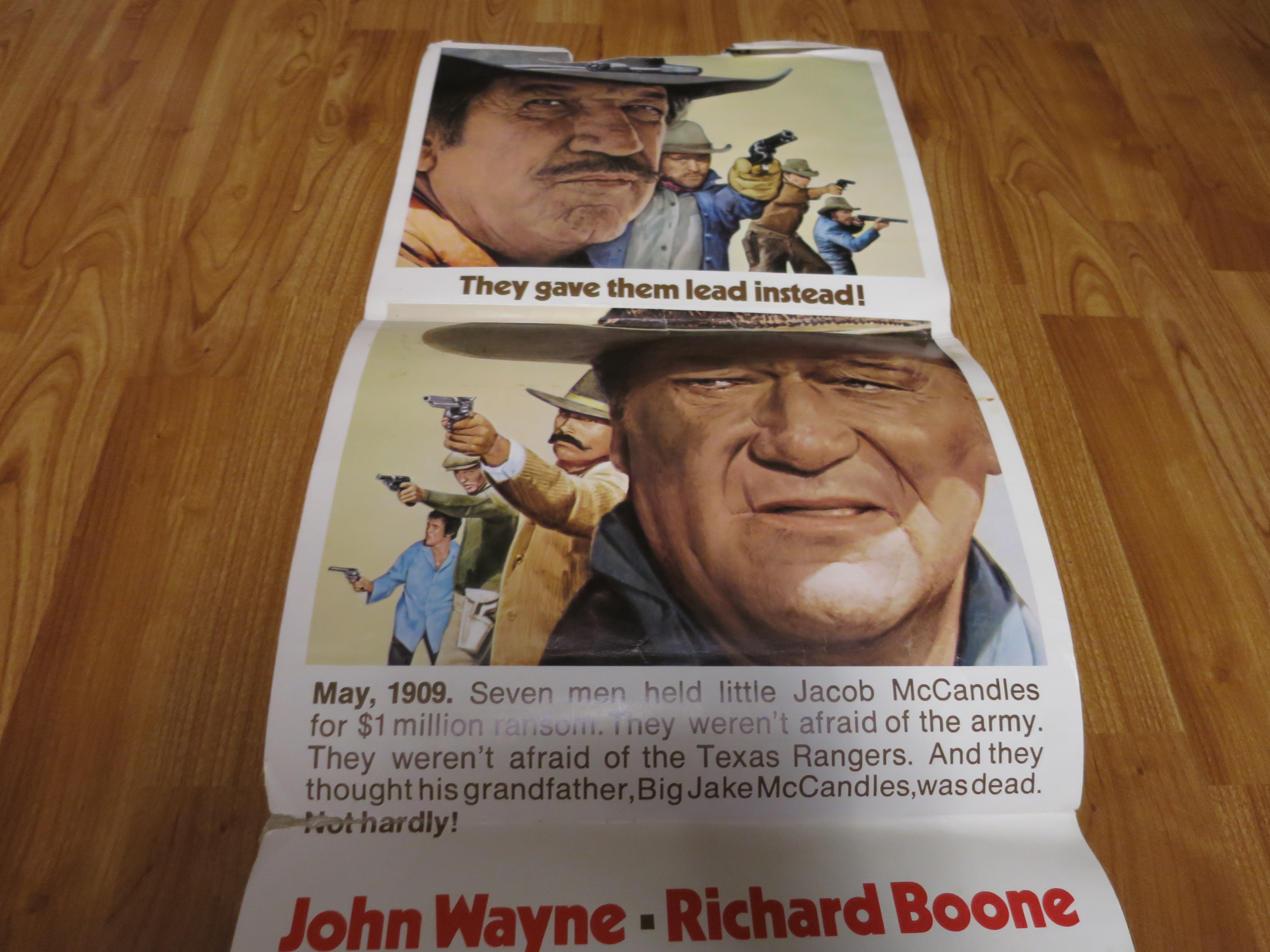 Big Jake Movie Poster 1971 John Wayne Richard Bloone