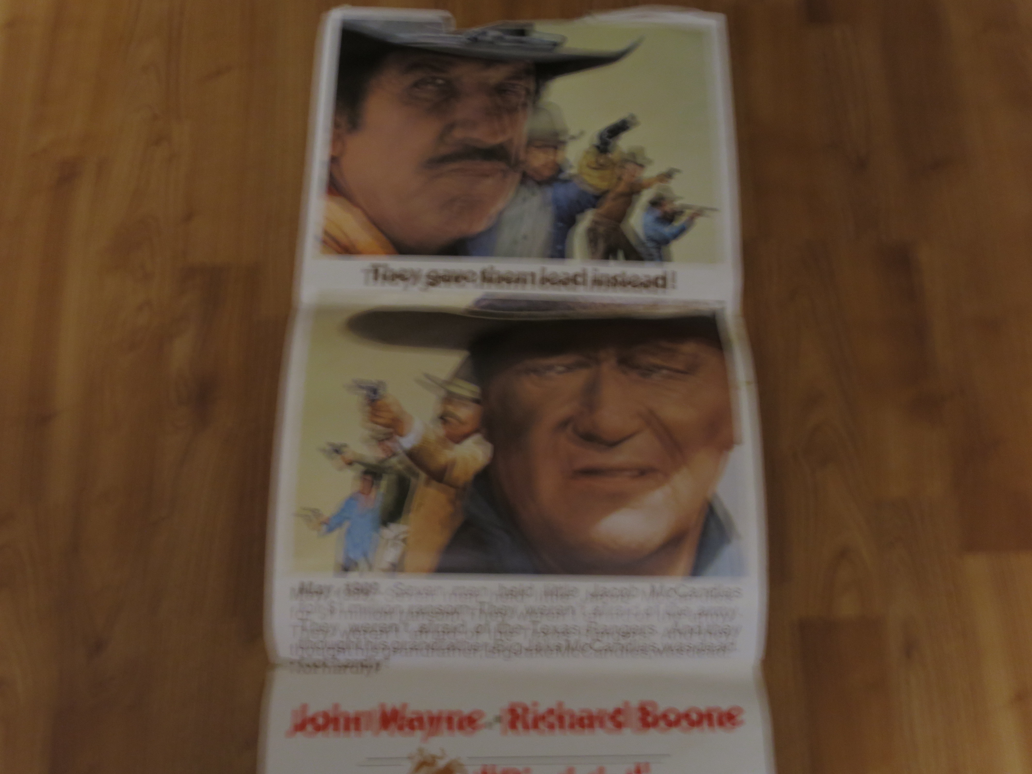 Big Jake Movie Poster 1971 John Wayne Richard Bloone