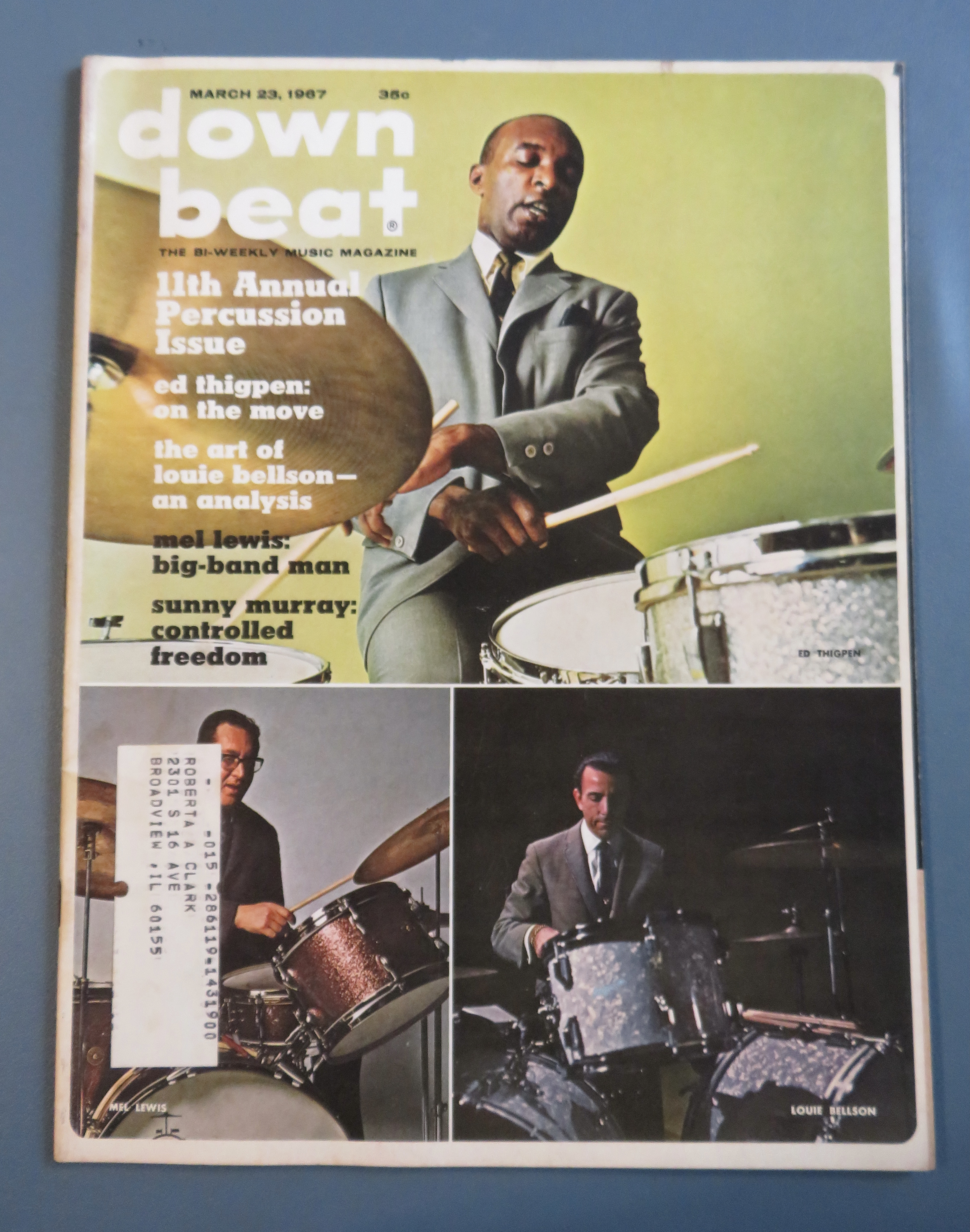 Downbeat Magazine March 23, 1967 Ed Thigpen