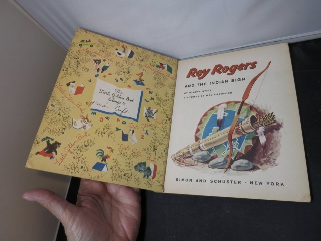 Roy Rogers and the Indian Sign by Gladys Wyatt Little Golden Book