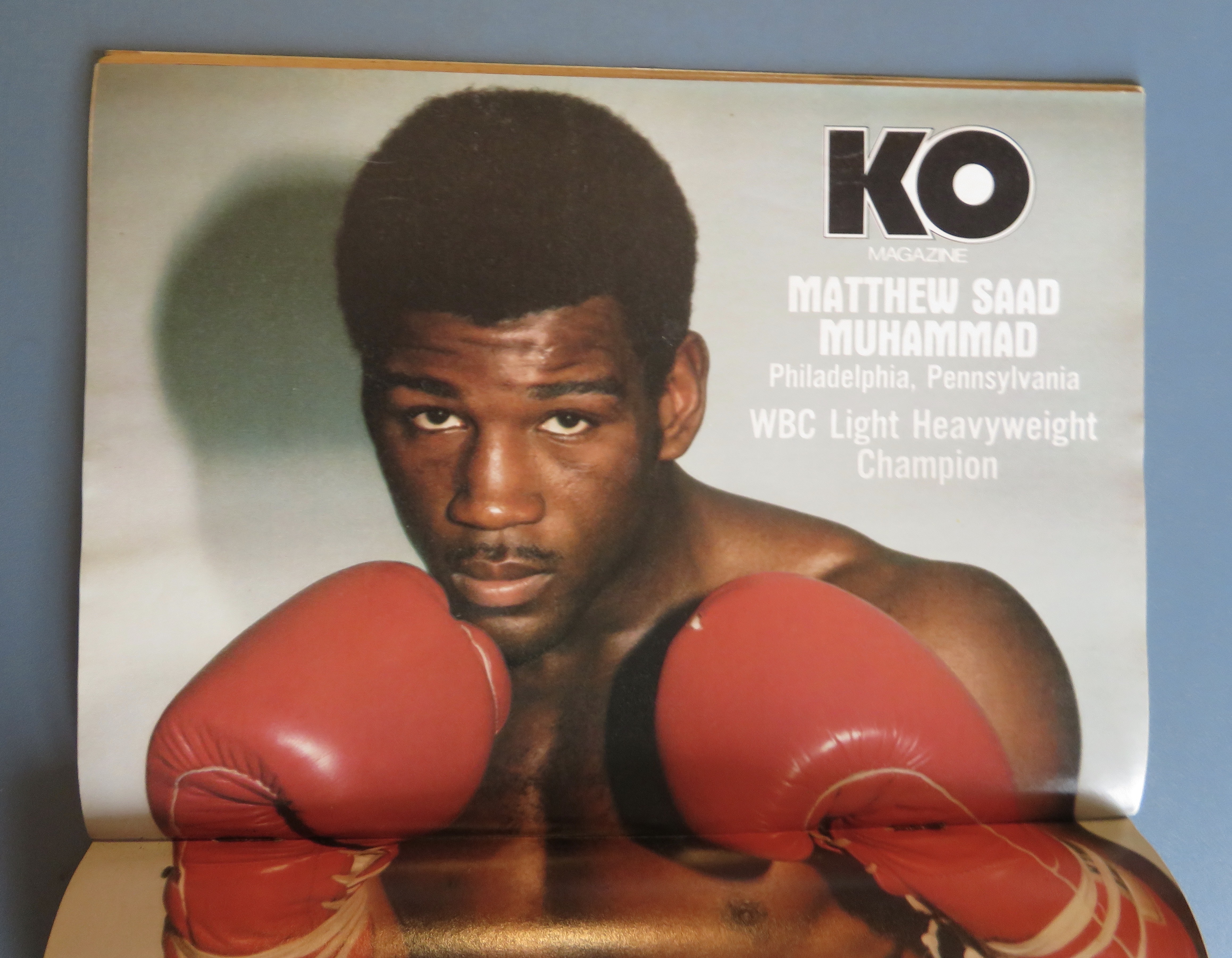 KO (Knock Out) Magazine December 1981 Michael Spinks