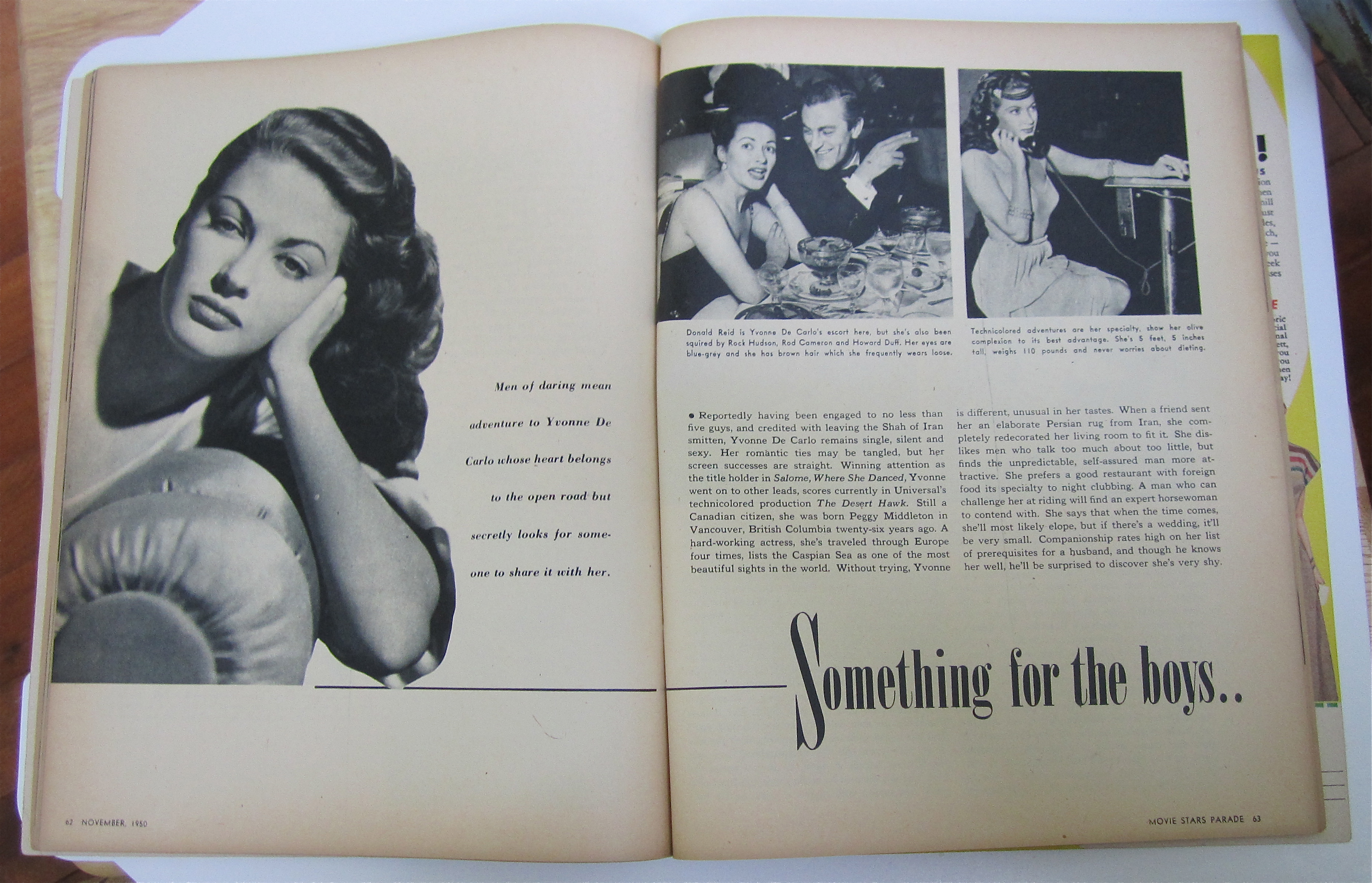 Movie Stars Parade Magazine November 1950 E Williams