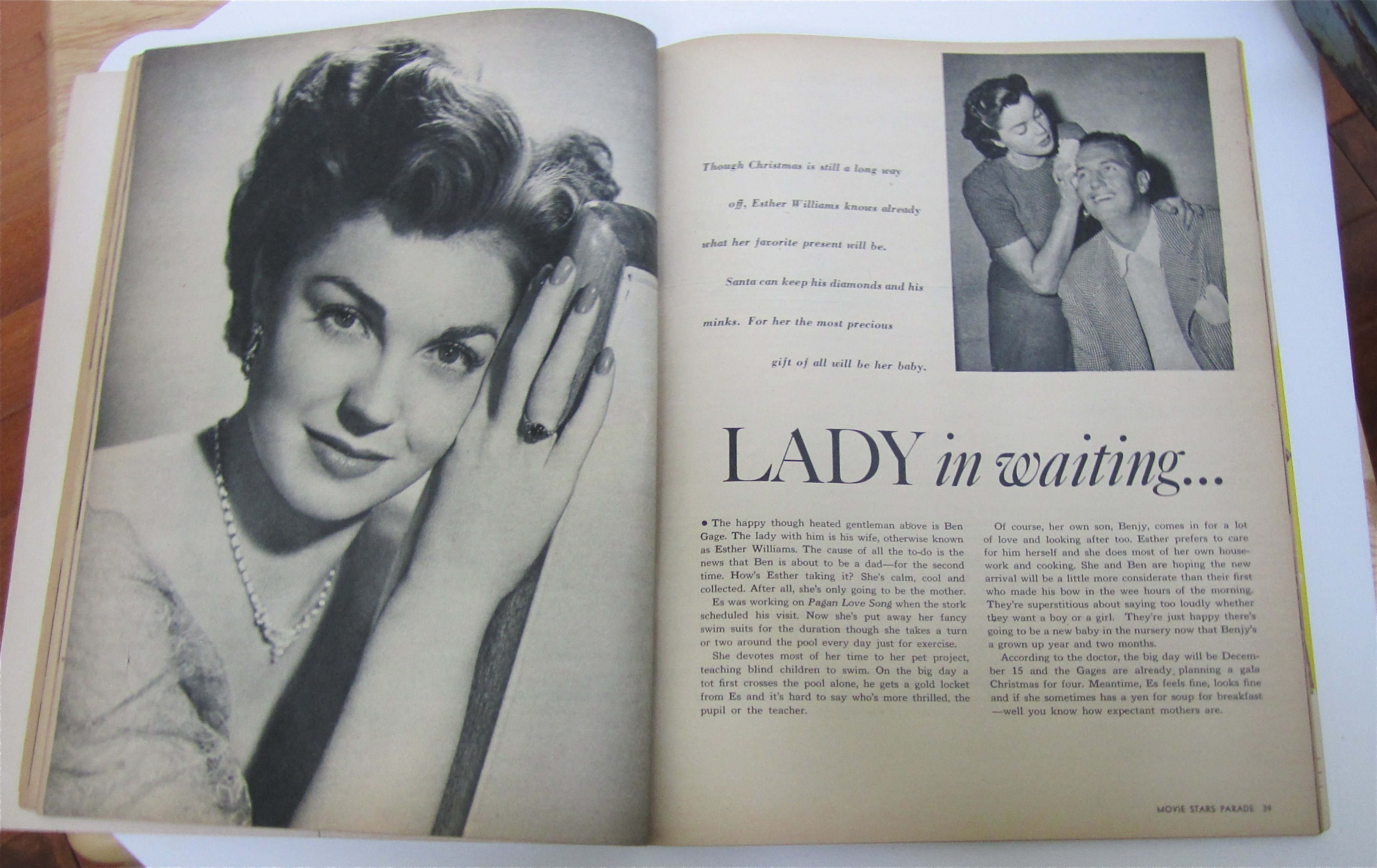 Movie Stars Parade Magazine November 1950 E Williams