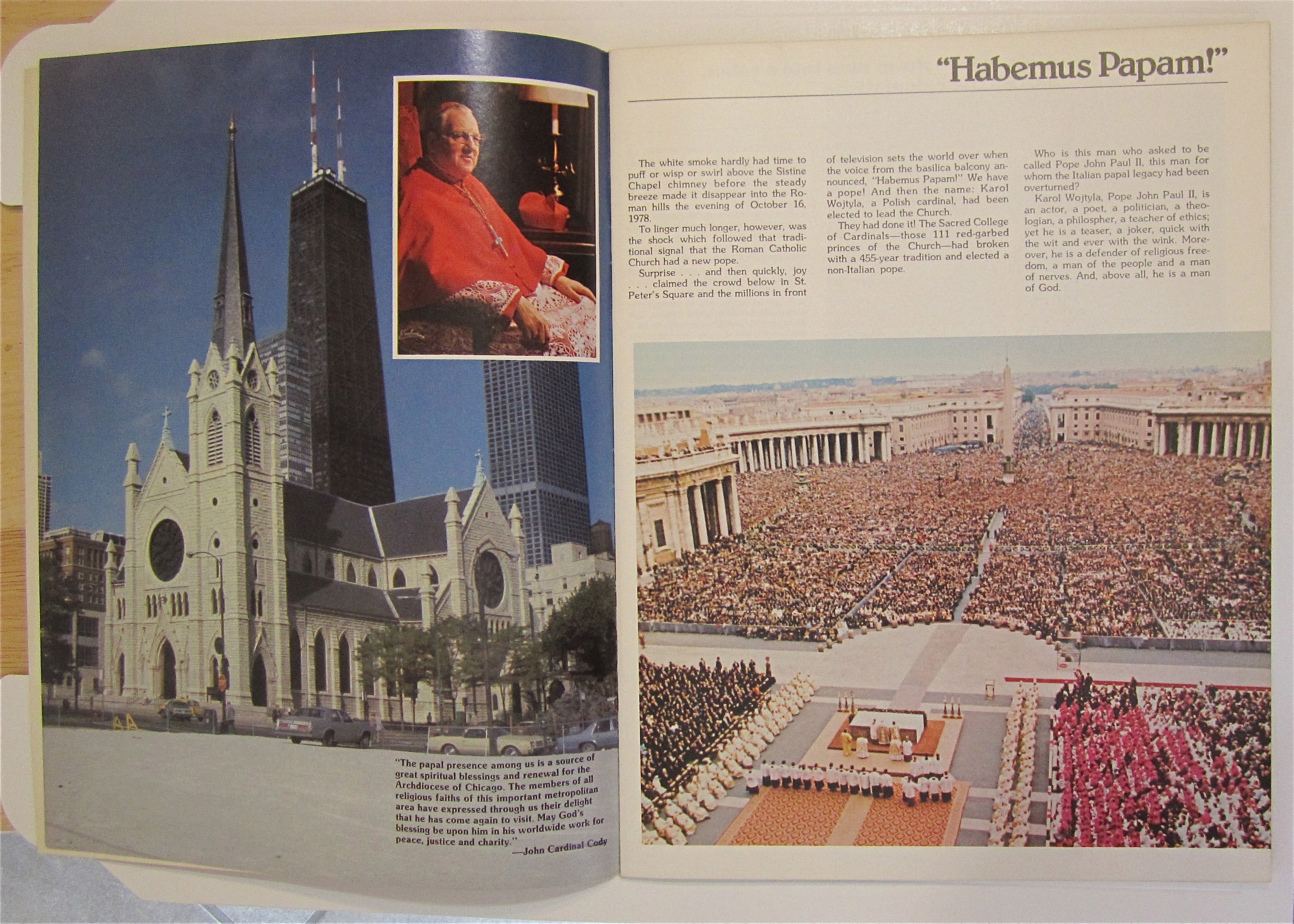 The Pope In Chicago 1979 Commemorative Album