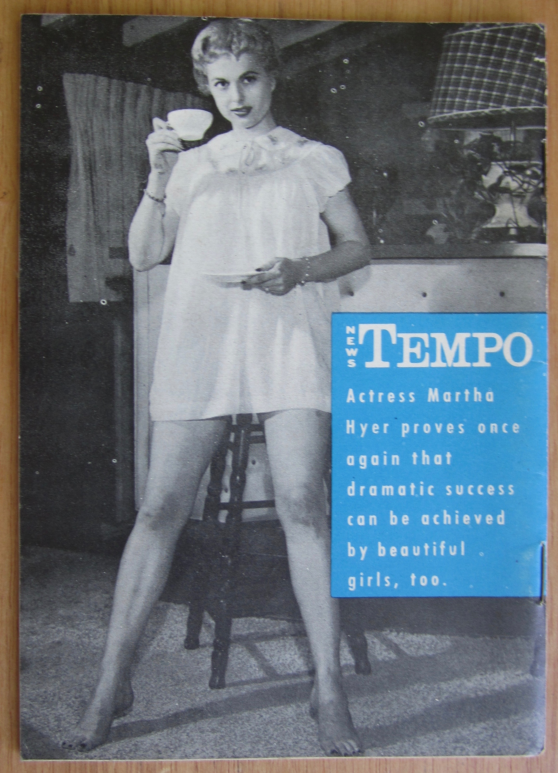 Tempo Magazine August 2, 1954 Martha Hyer
