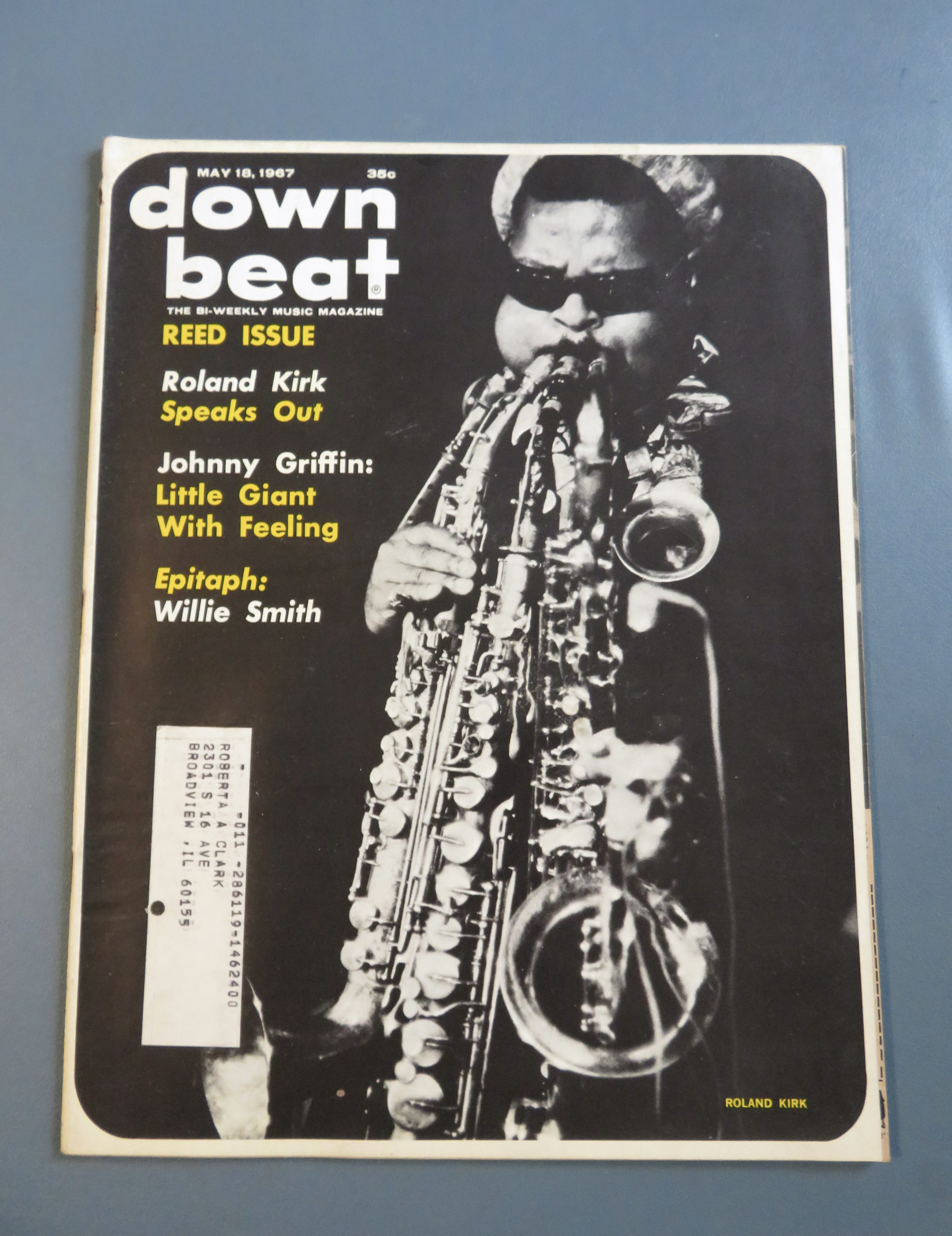 Downbeat Magazine May 18, 1967 Roland Kirk