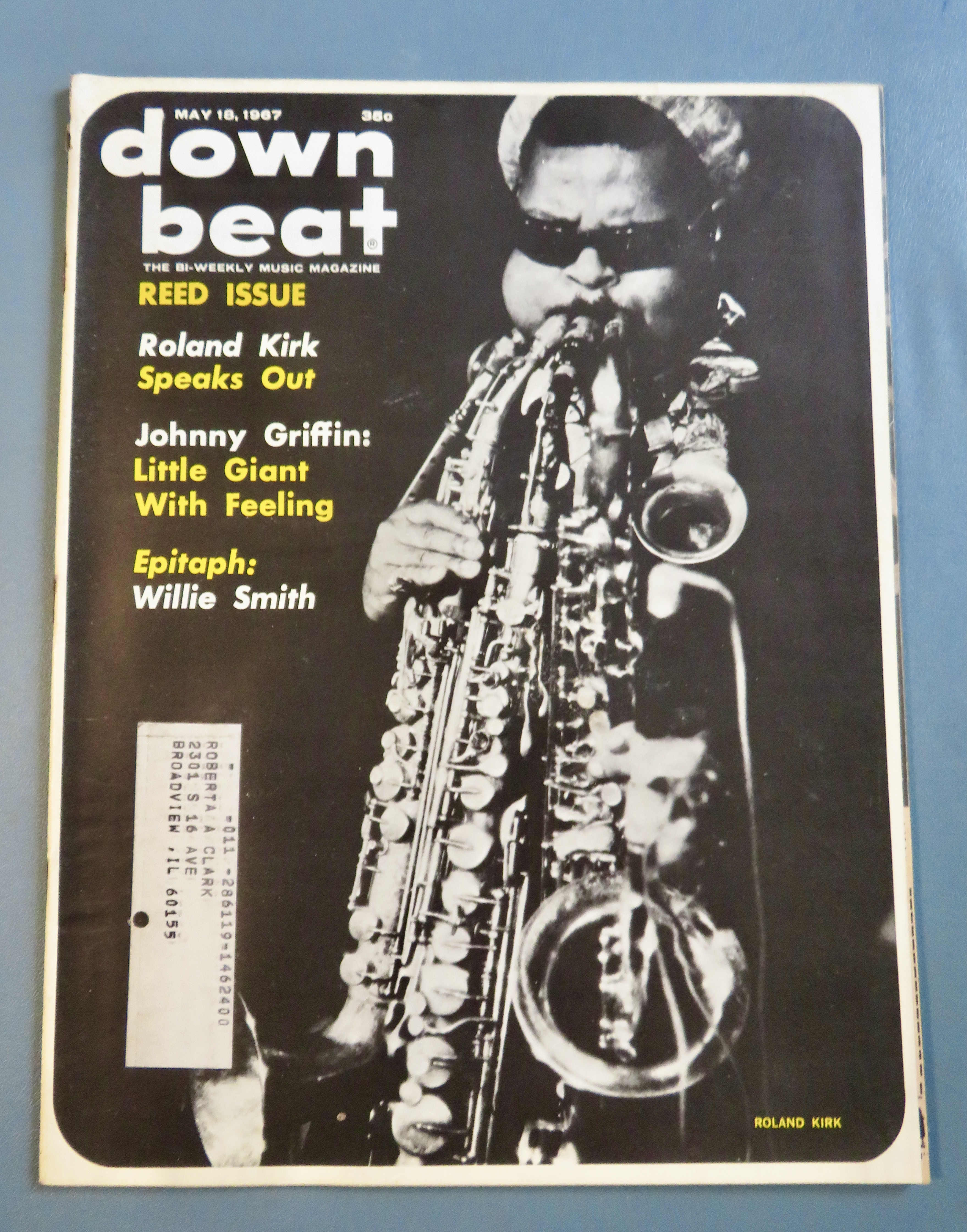 Downbeat Magazine May 18, 1967 Roland Kirk