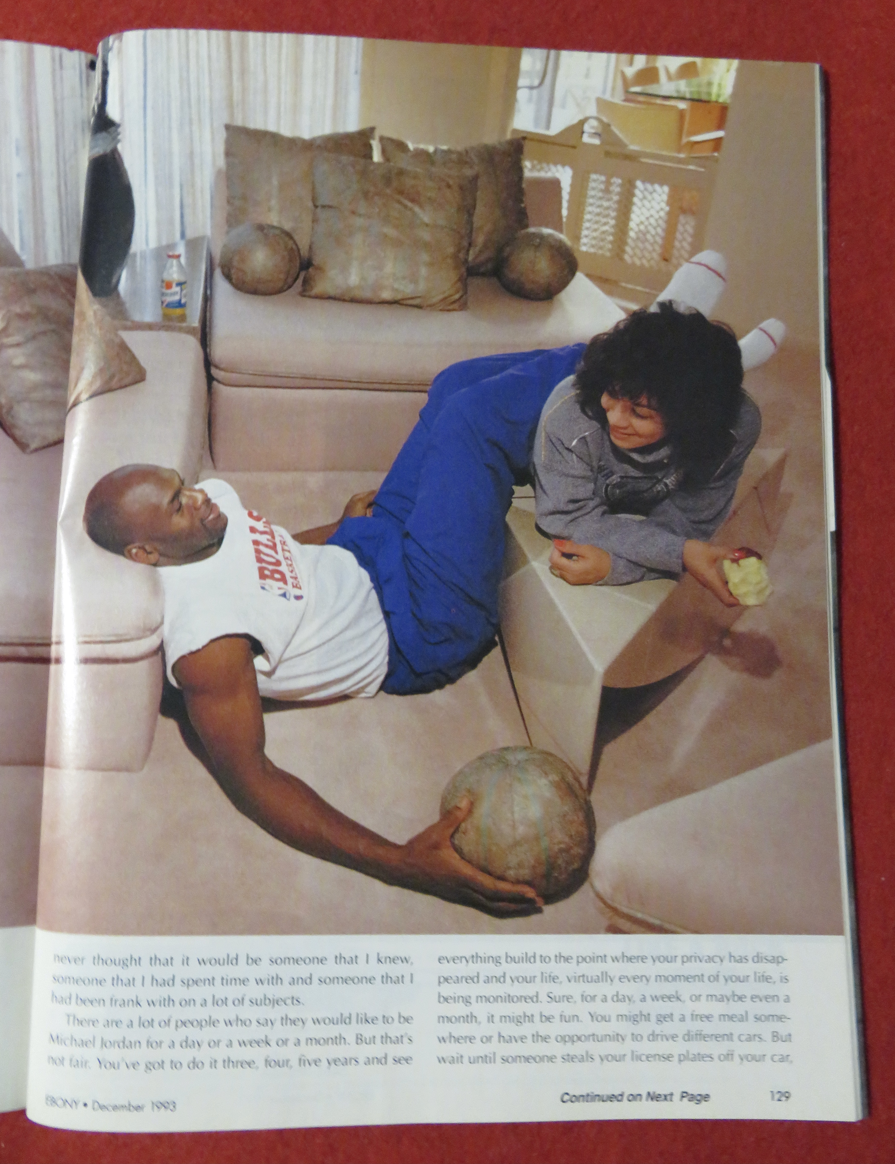 Ebony Magazine December 1993 Michael Jordan