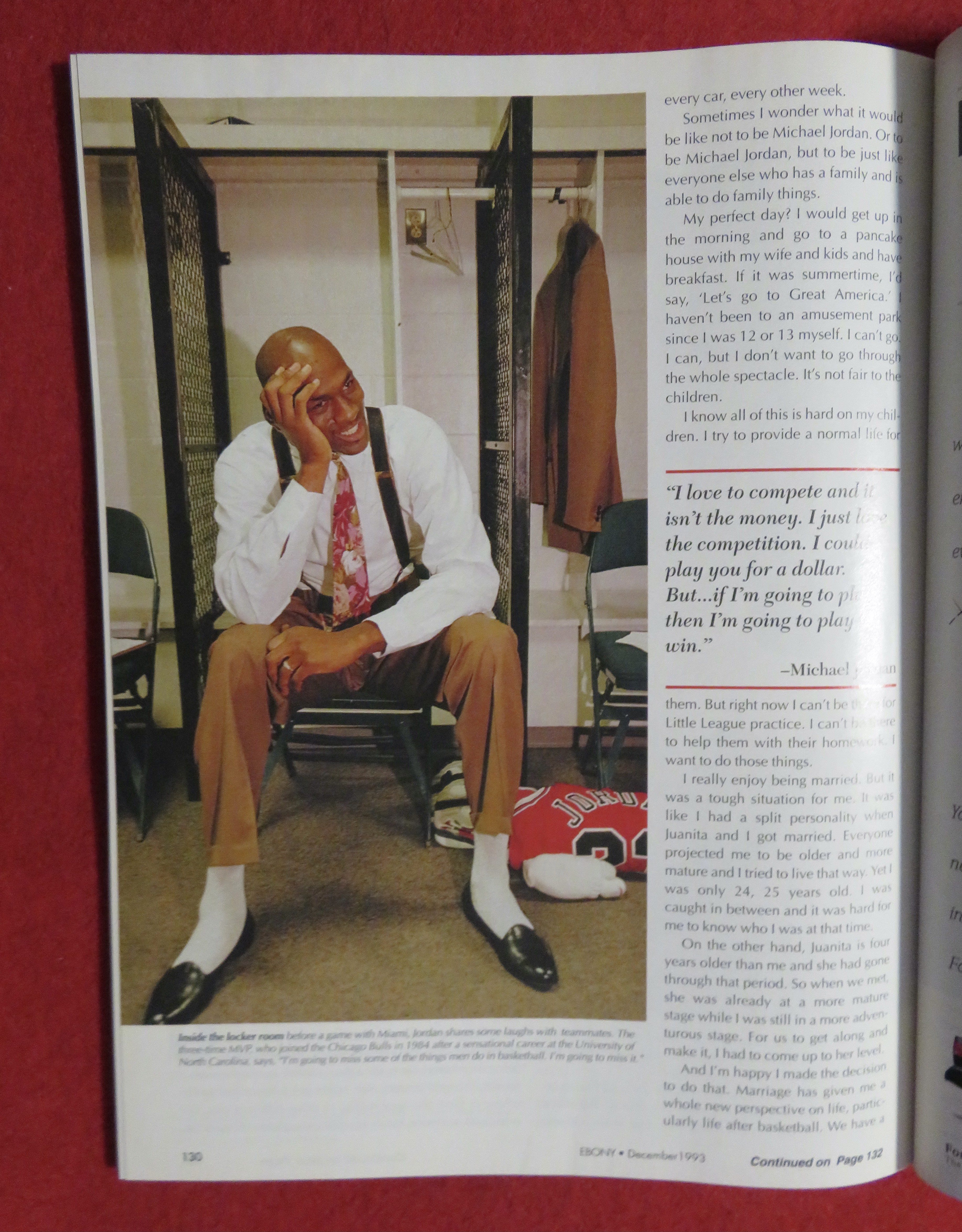 Ebony Magazine December 1993 Michael Jordan