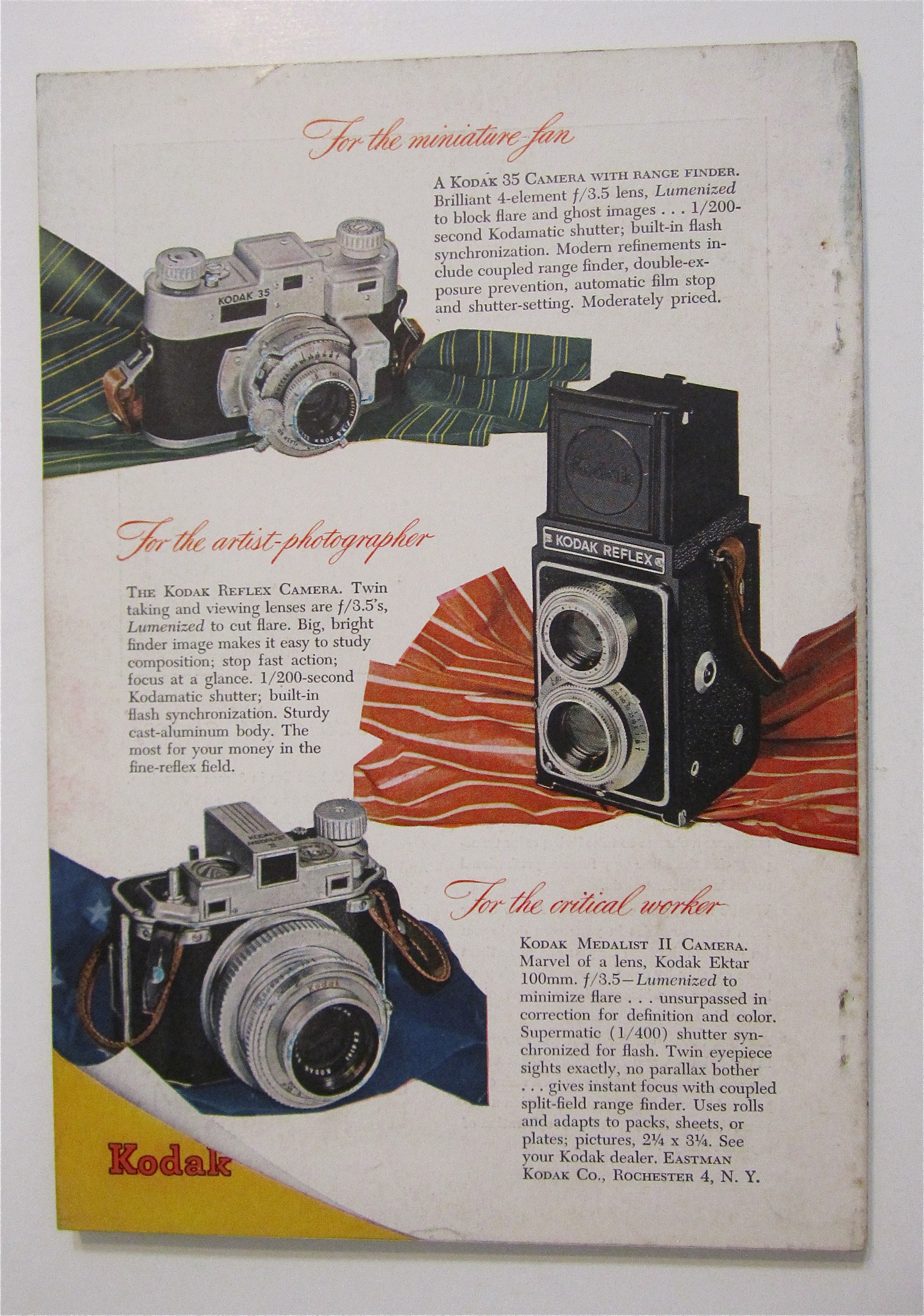 Camera Magazine December 1947 Polarizing Filters