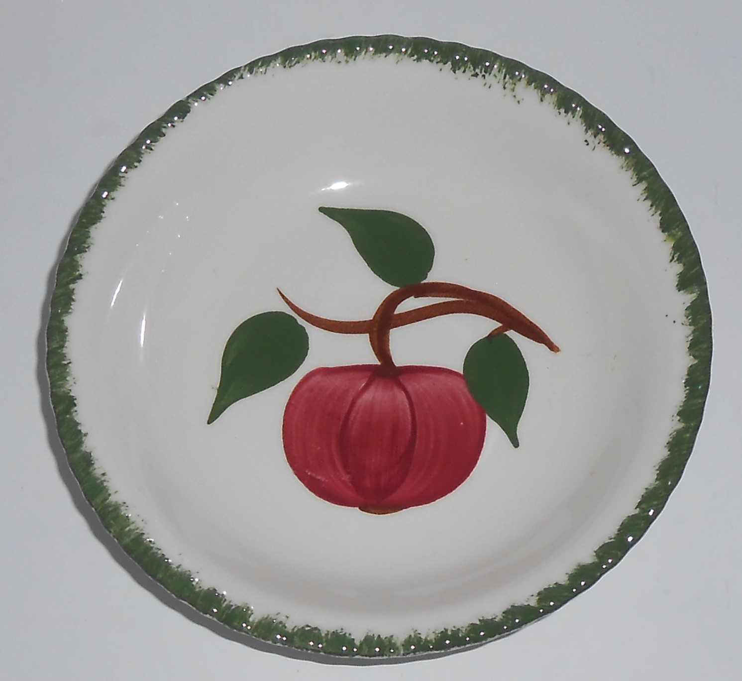 Blue Ridge Southern Potteries Quaker Apple Fruit Bowl