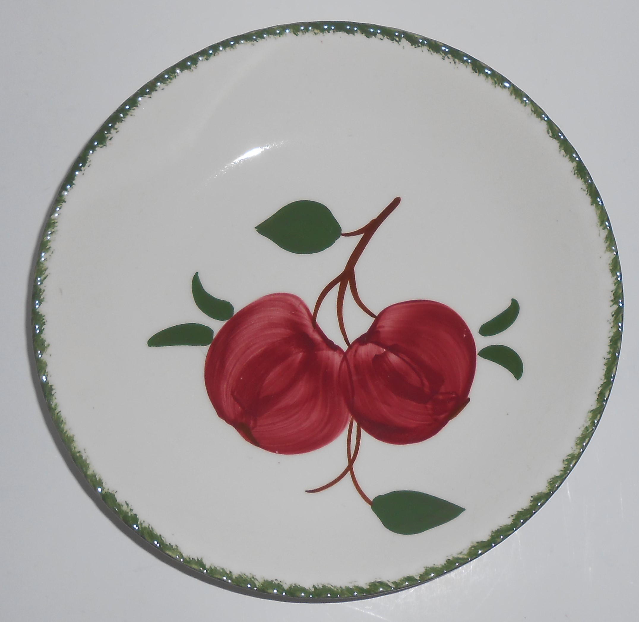 Blue Ridge Southern Potteries Quaker Apple Soup Bowl