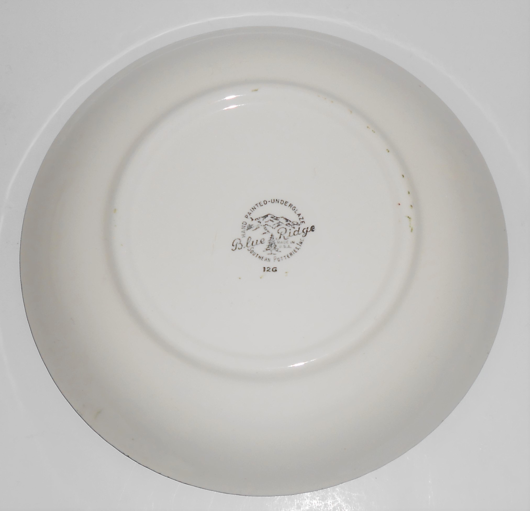 Blue Ridge Southern Potteries Quaker Apple Soup Bowl