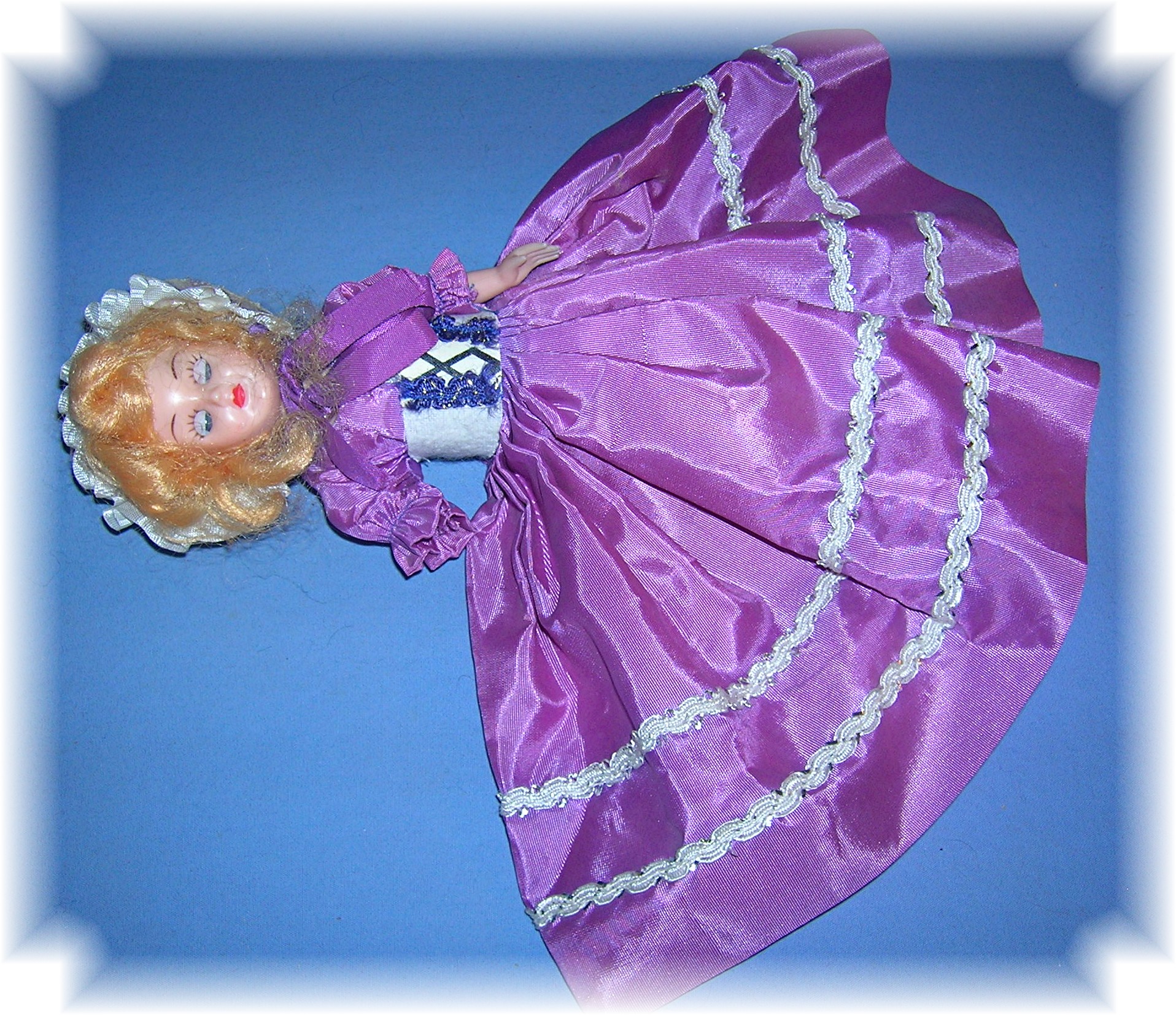 Vintage Plastic Sleep Eye Doll With Shoes