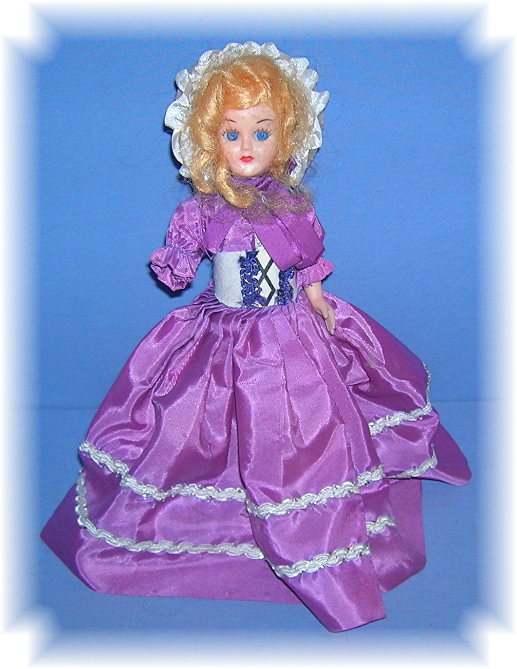Vintage Plastic Sleep Eye Doll With Shoes