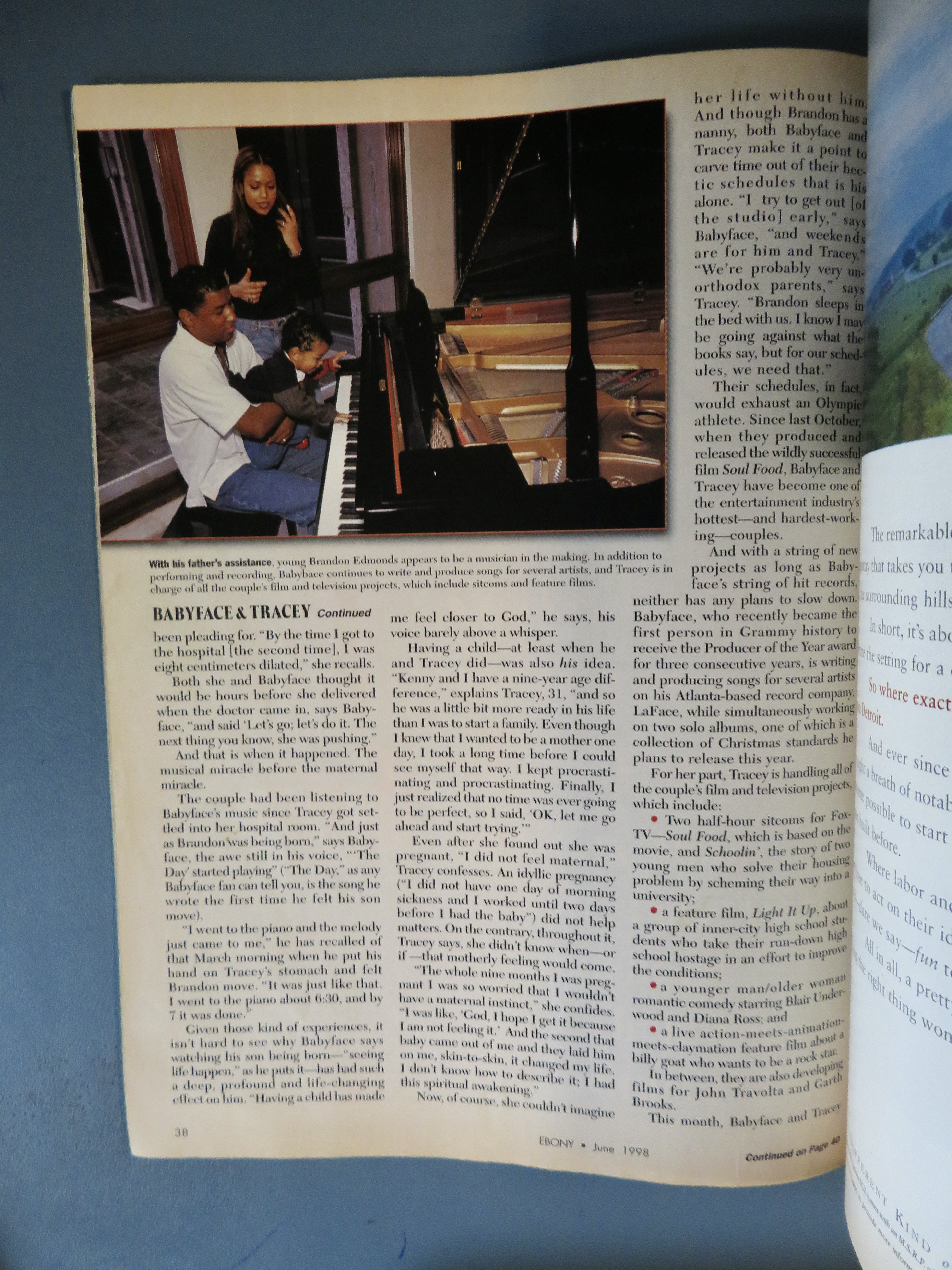 Ebony Magazine-June 1998-Babyface & Tracey Edmonds