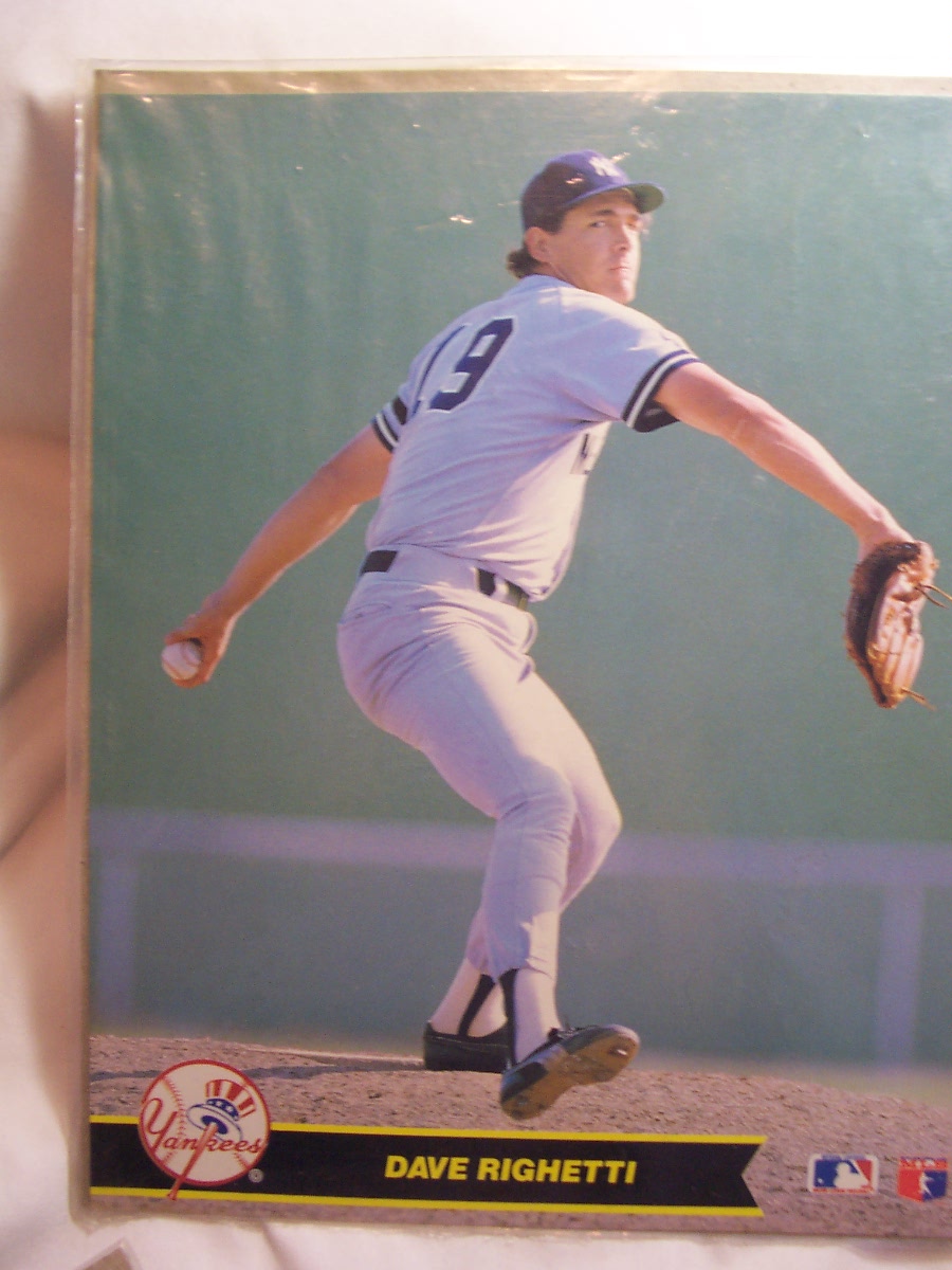 Dave Righetti N.Y. Yankees Photo, NTFP 1990