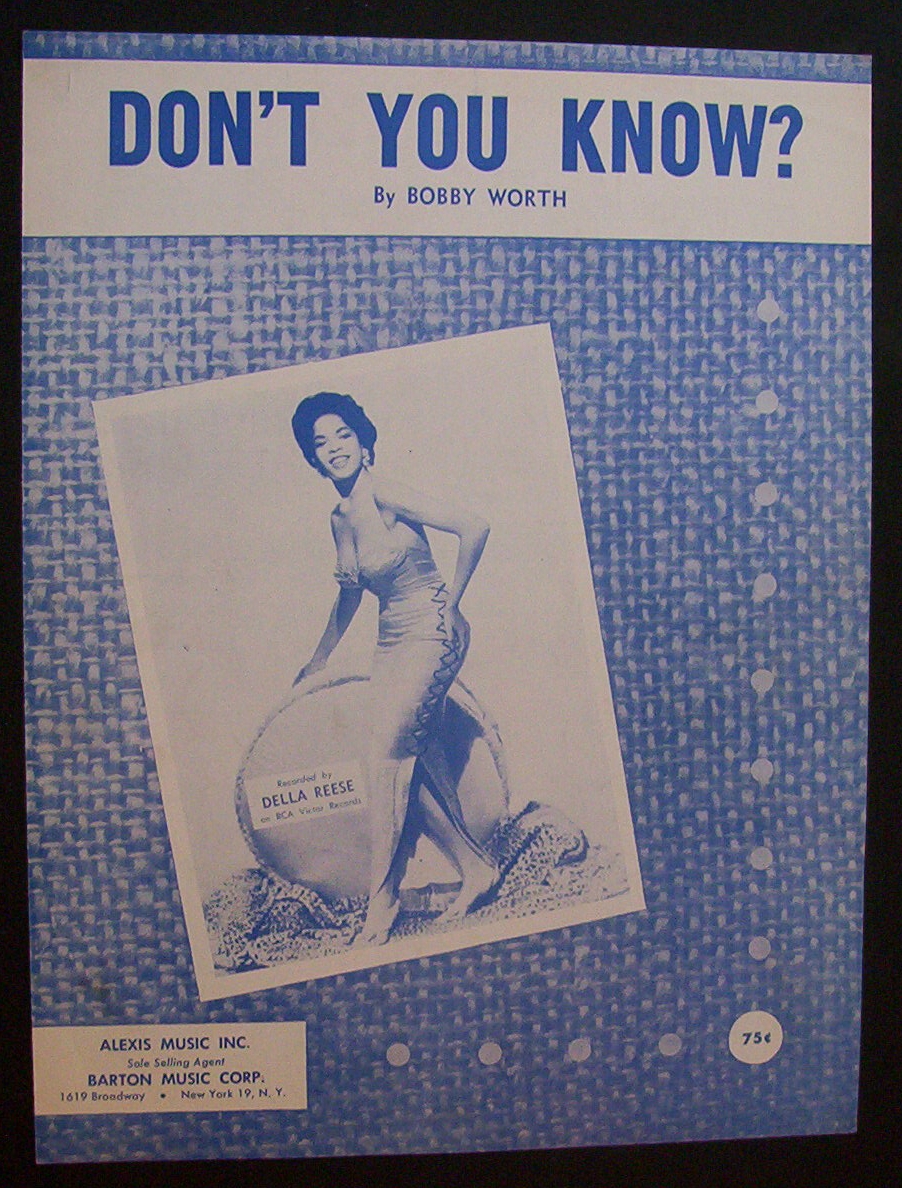 Sheet Music For 1958 Don't You Know?