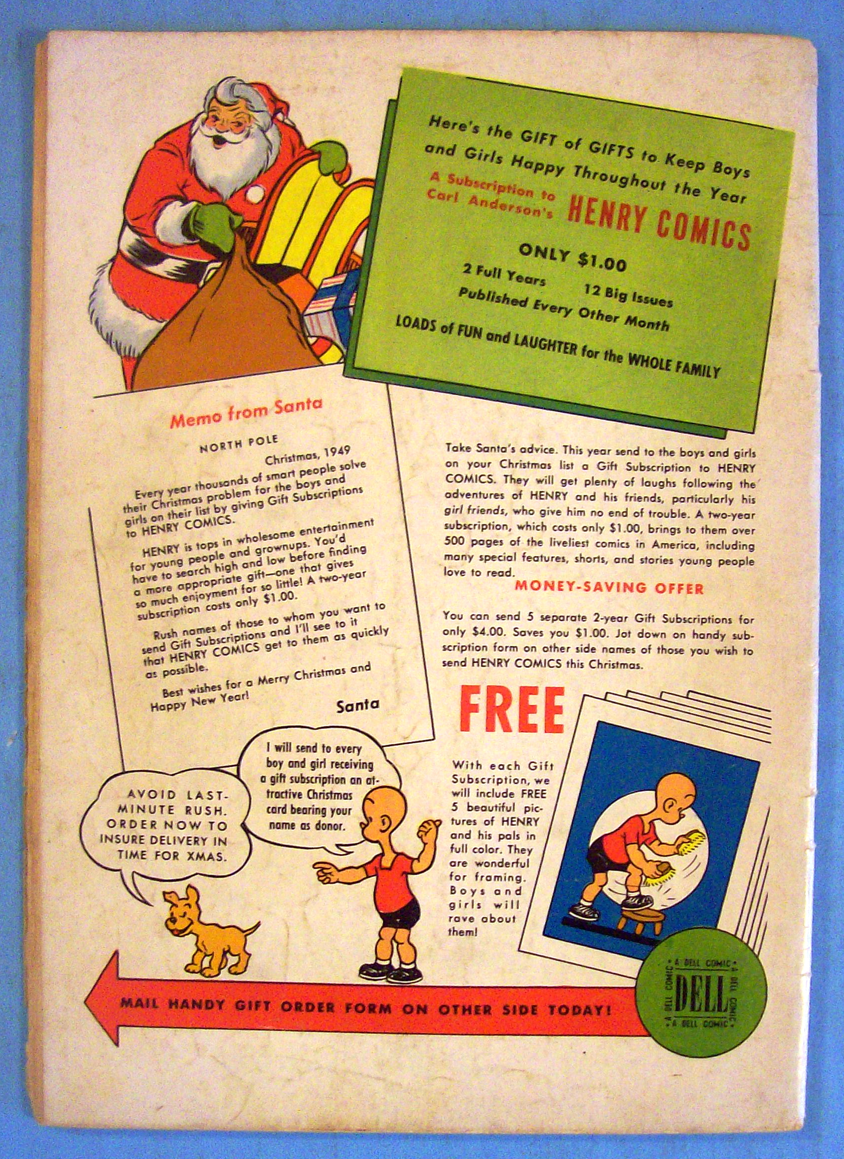 Carl Anderson's Henry Comic #11 January 1950