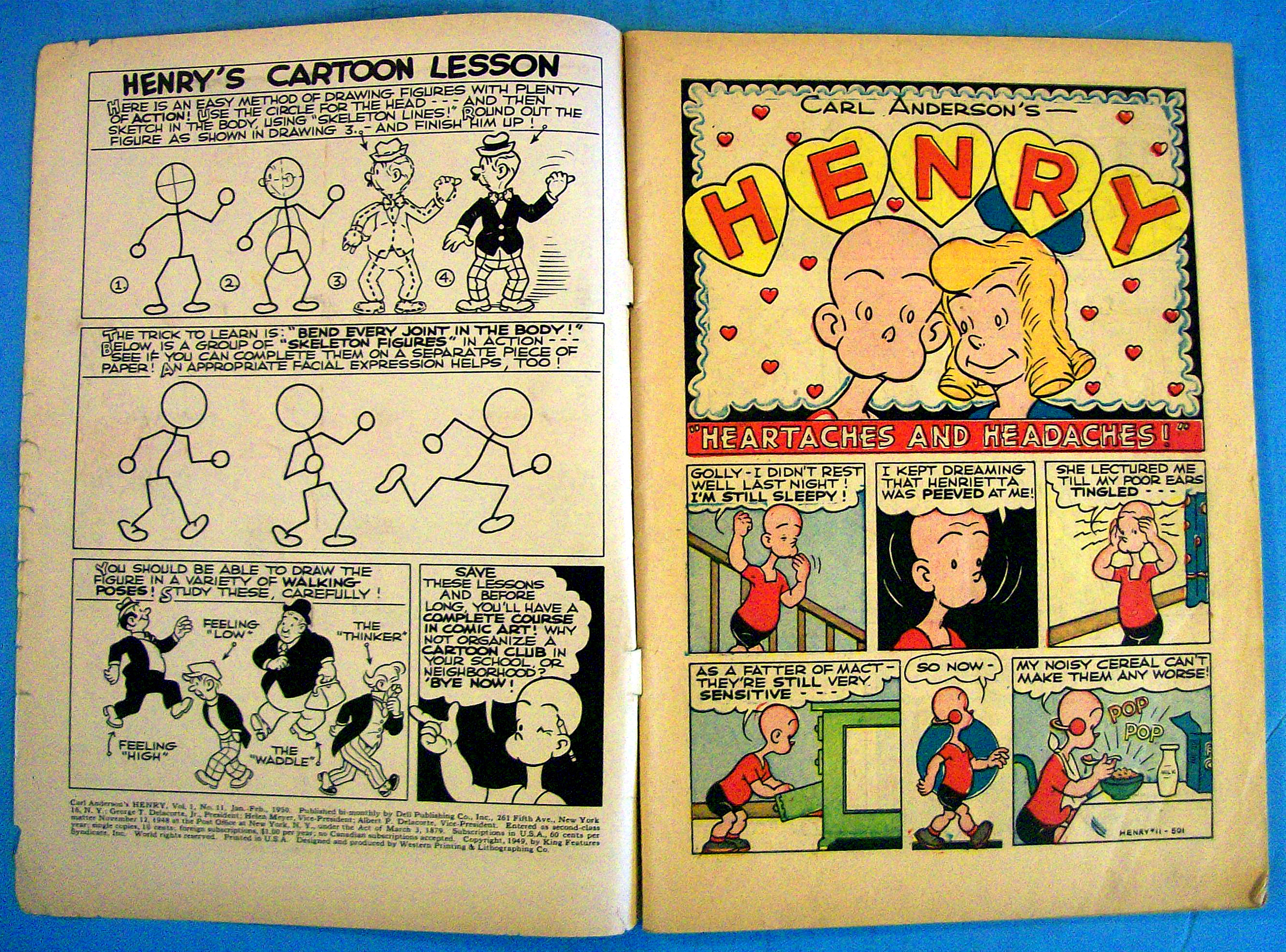 Carl Anderson's Henry Comic #11 January 1950