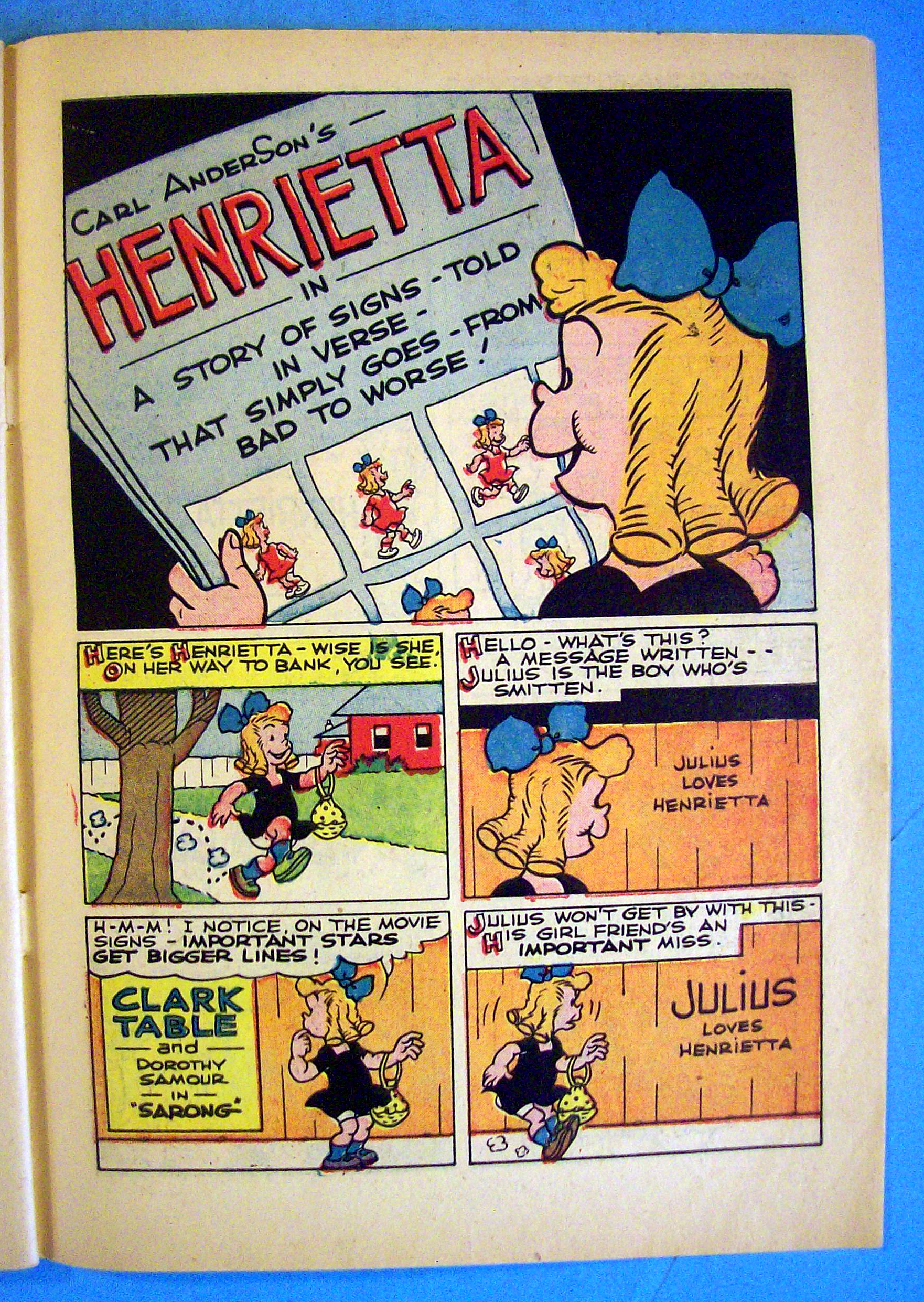 Carl Anderson's Henry Comic #11 January 1950